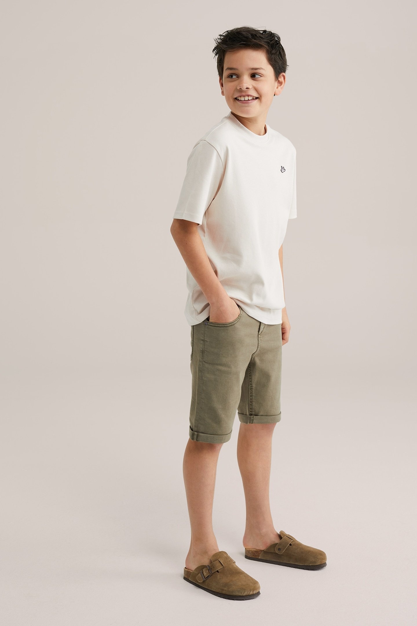 5-POCKET MID WAIST ARMY GREEN 7