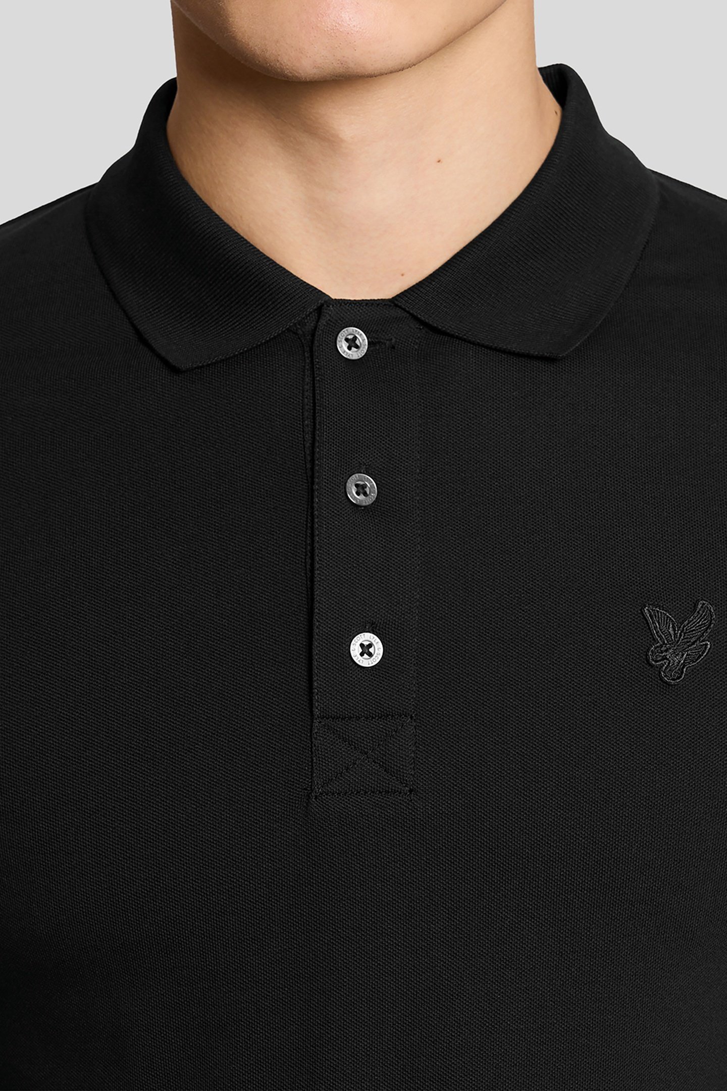 SUPERFINE POLO SHIRT JET BLACK 4