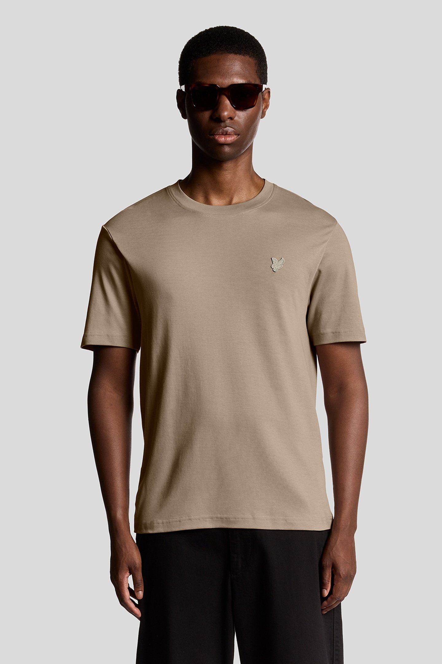 INTERLOCK JERSEY T-SHIRT COBBLESTONE 1
