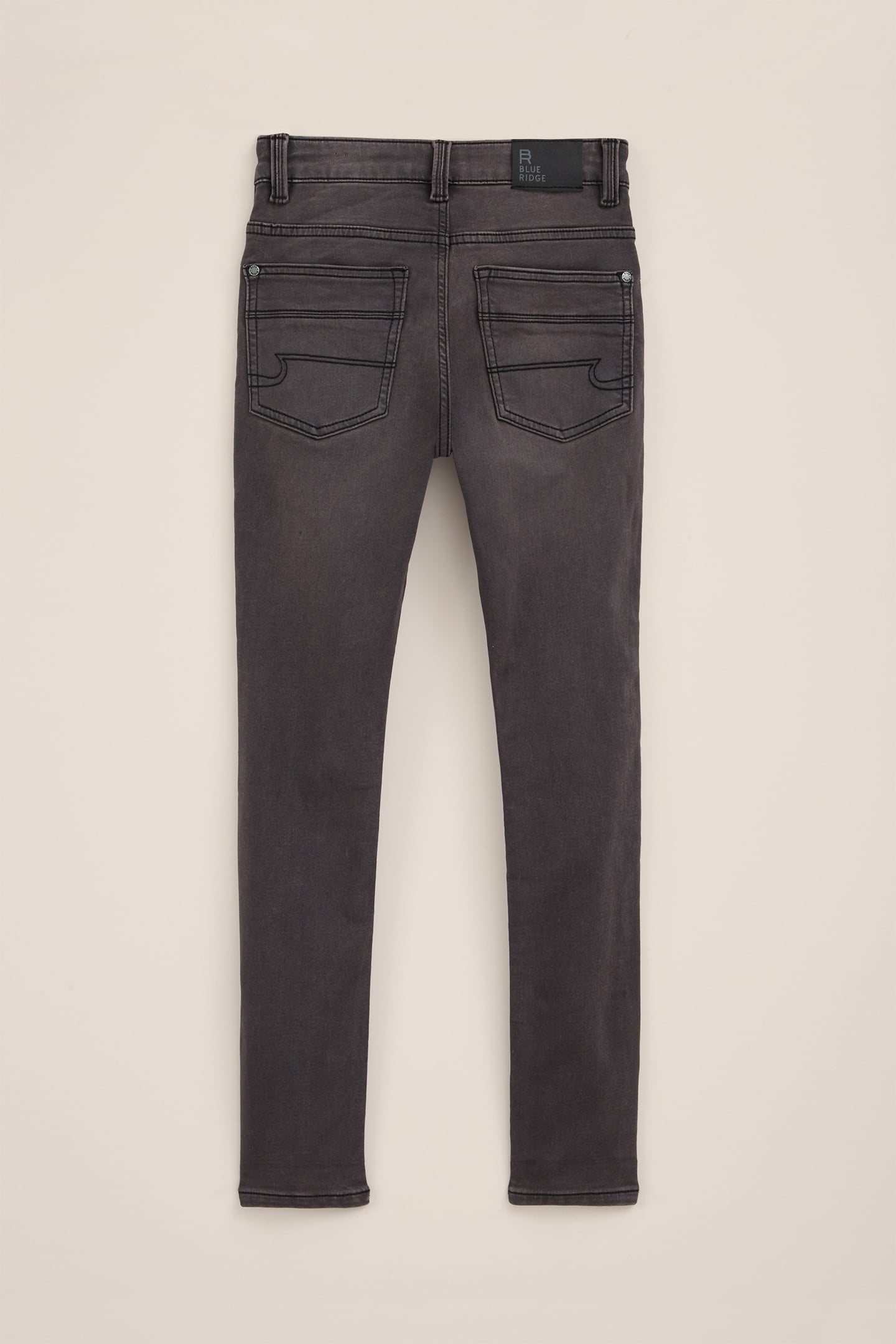 5-POCKET MID WAIST DARK GREY 8
