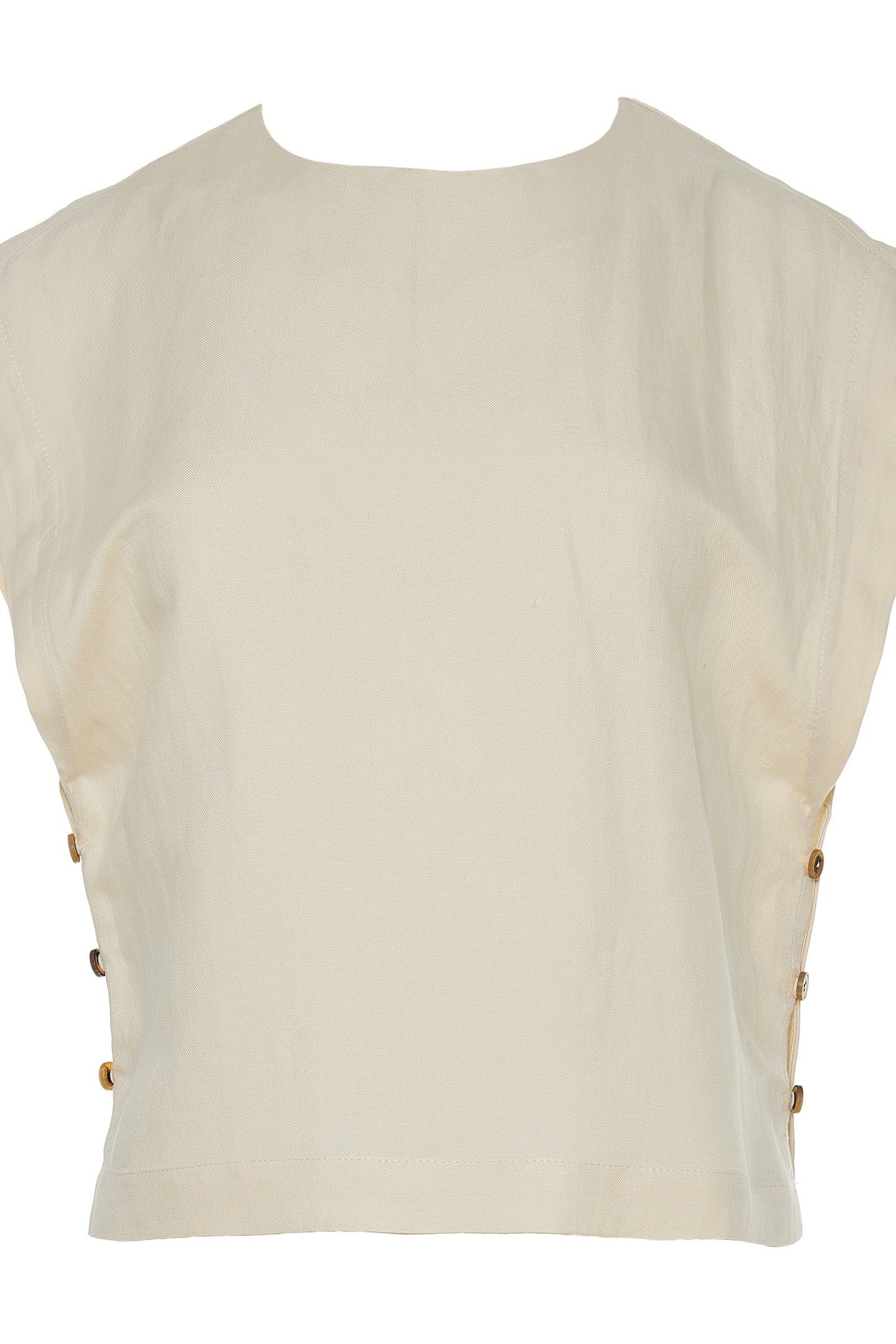 AGAPI BLOUSE LINO ECRU 2