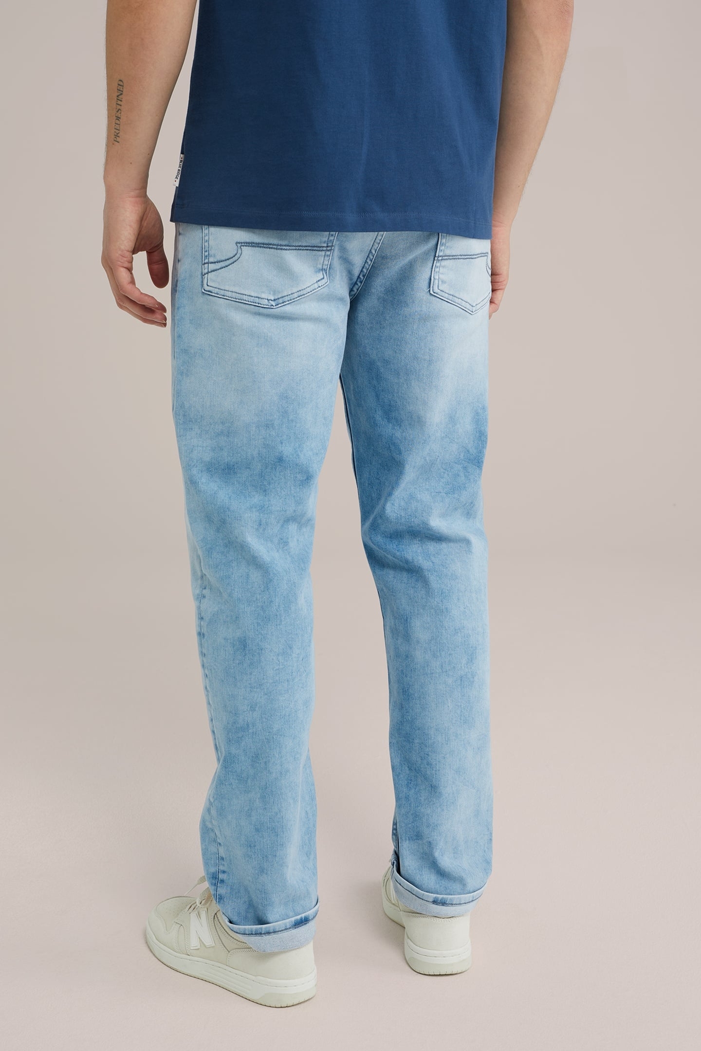 5-POCKET MID WAIST LIGHT BLUE 8