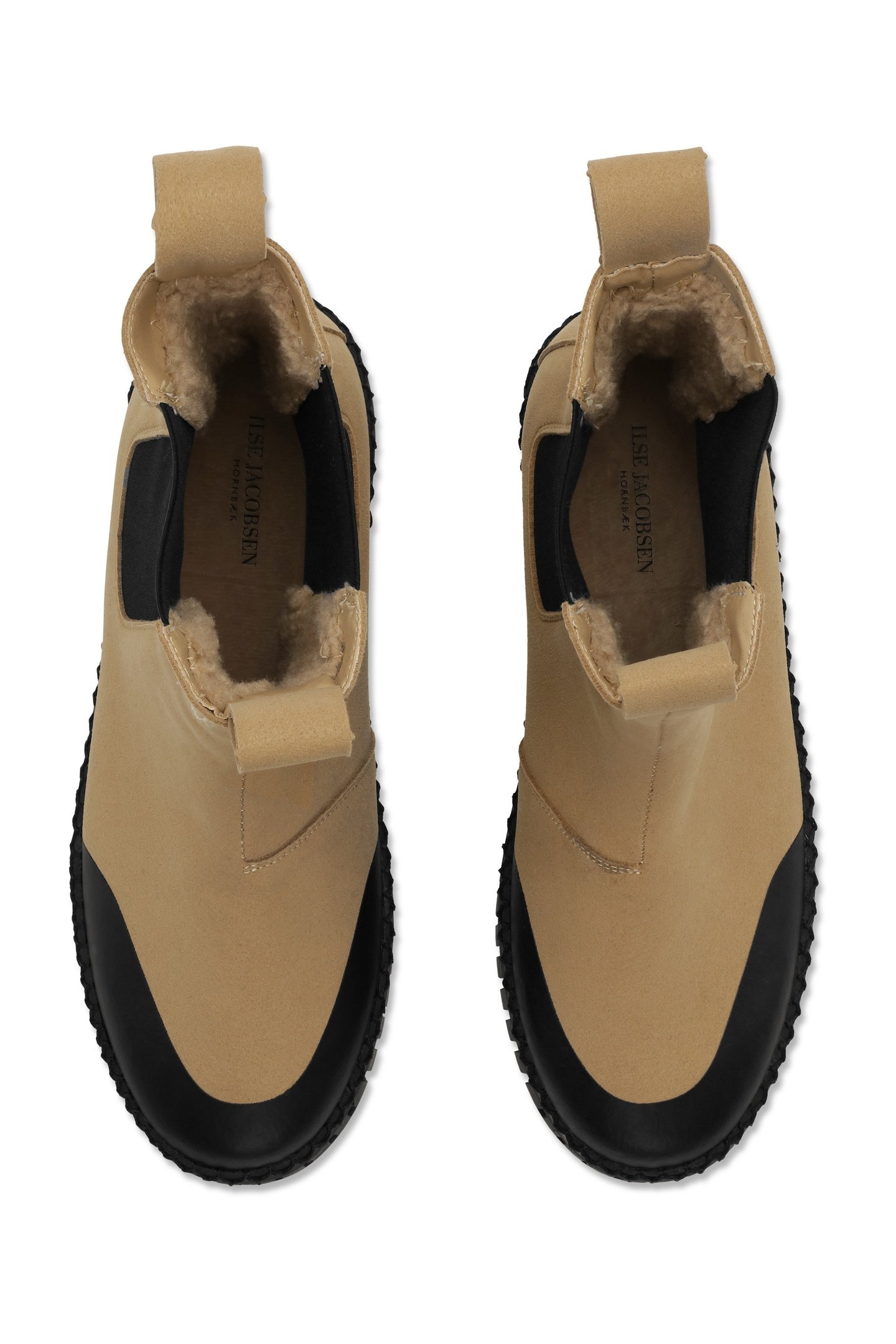 TULIP6298 CHELSEA BOOTS LATTE BLACK 3