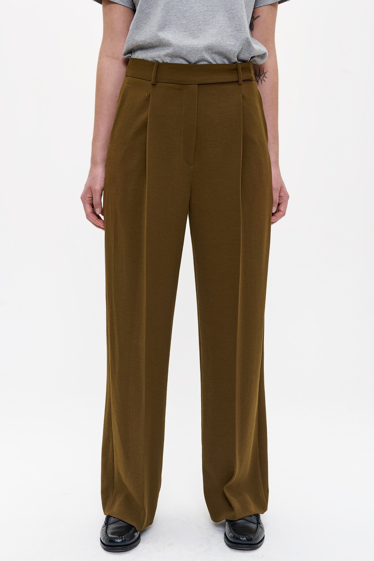 FLOWY DELMAS PANTS BRONZE 1