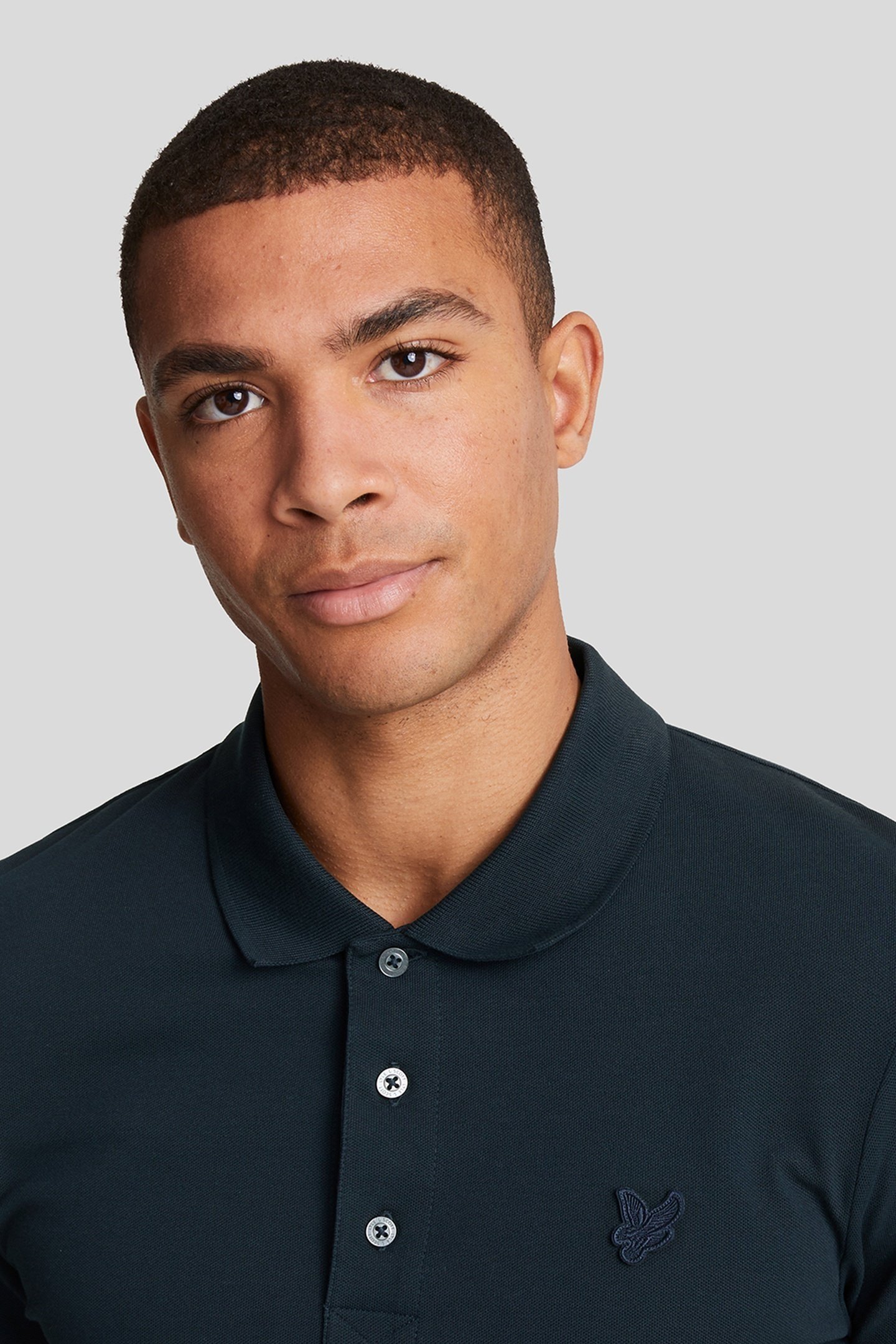TONAL EAGLE POLO SHIRT DARK NAVY 5