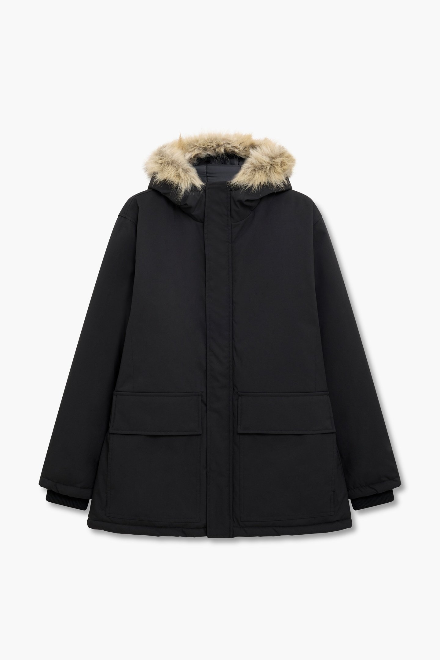 PARKA FUR L BLACK 2