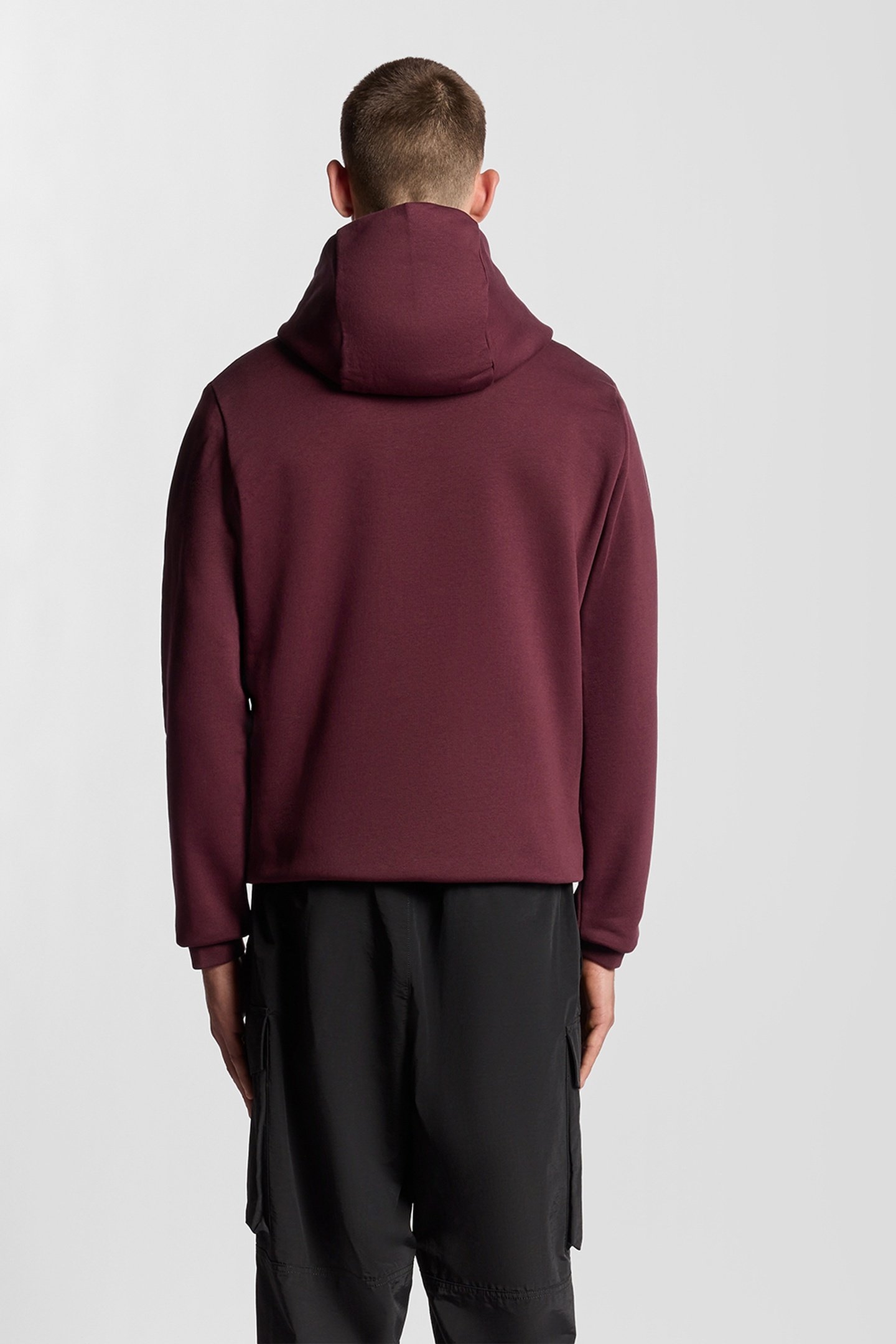 LOGO BRUSHBACK PULLOVER HOODIE PORT 3