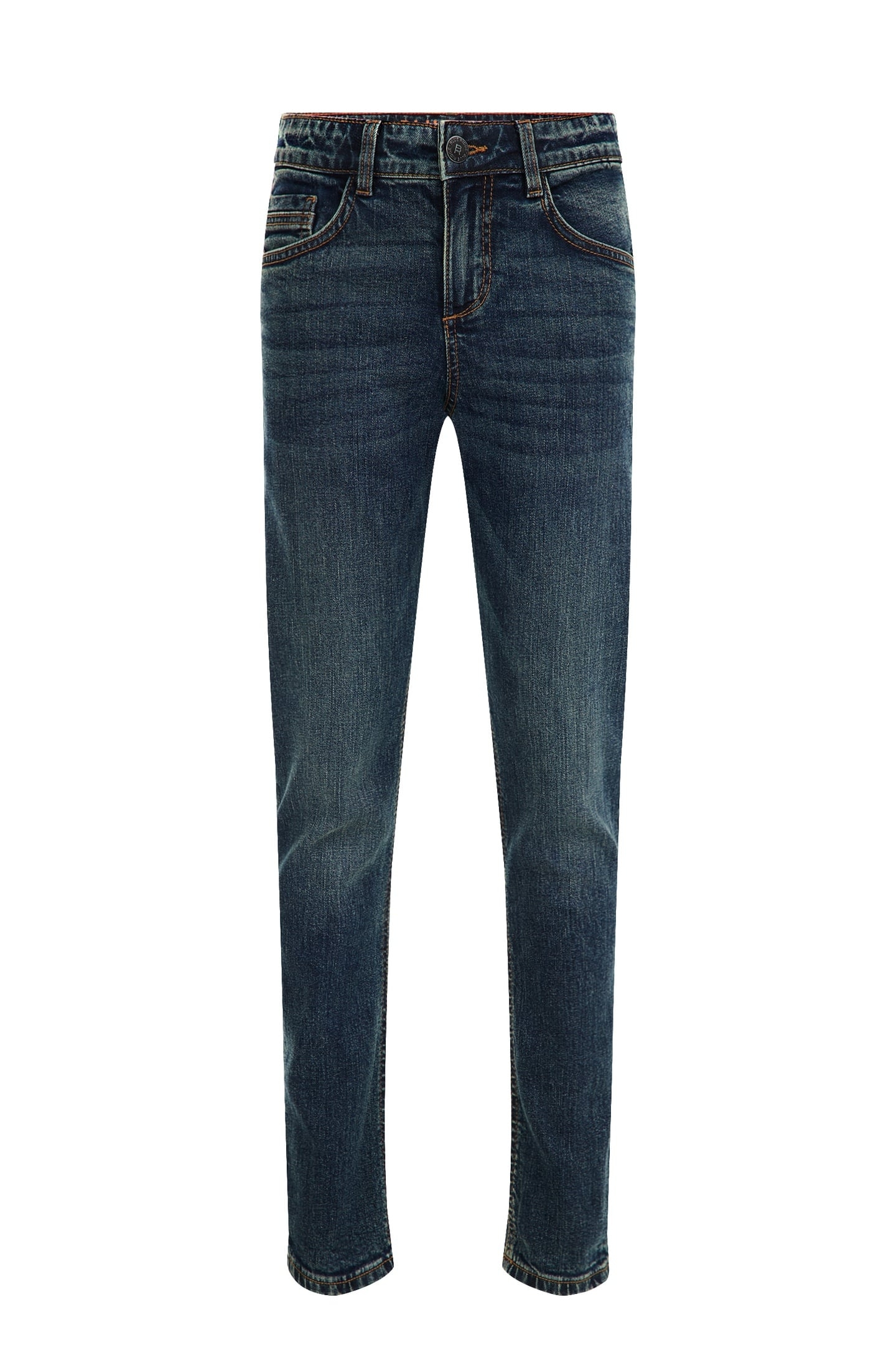 5-POCKET MID WAIST GREEN BLUE 3