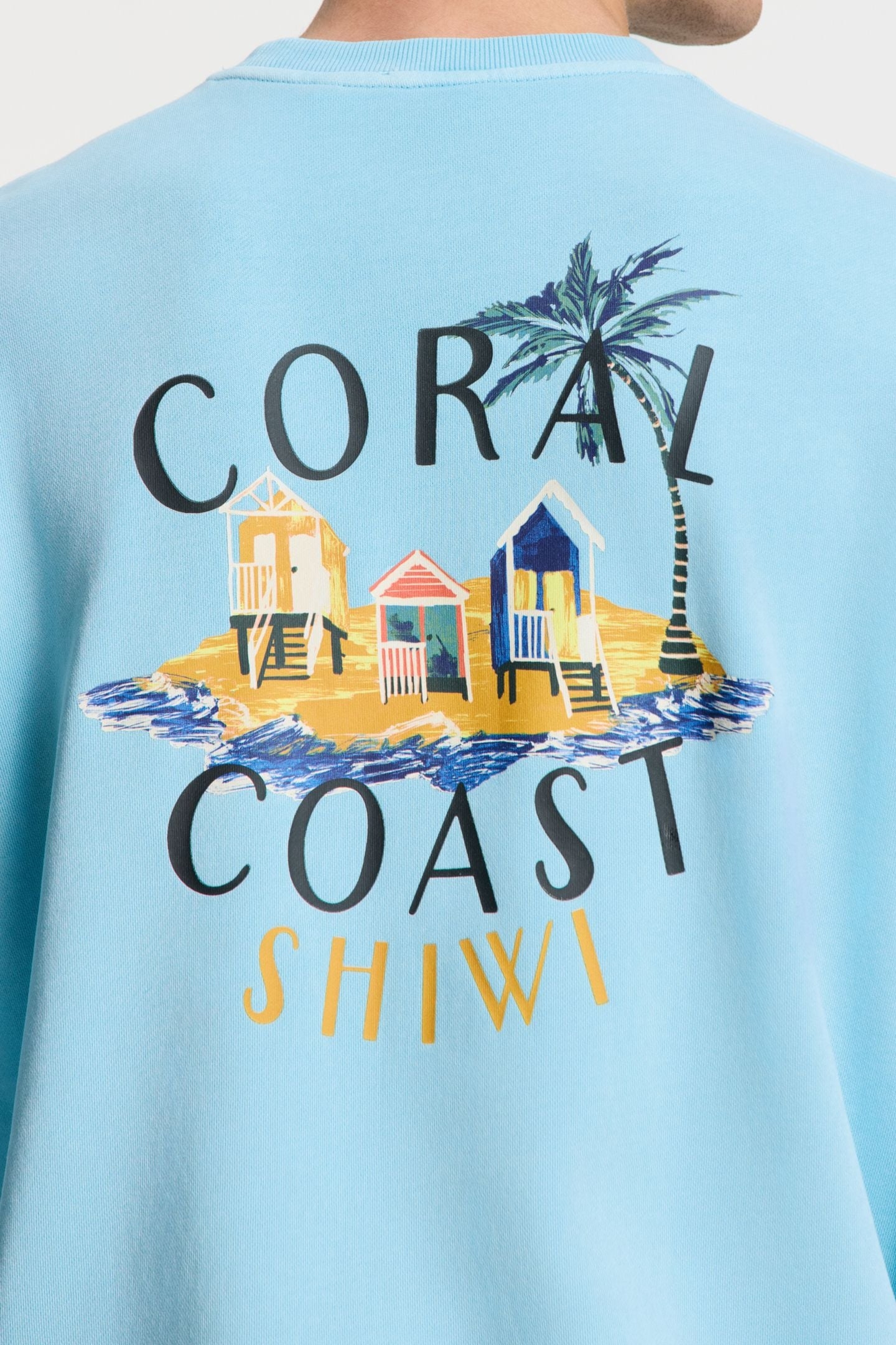 KYLE RELAXED FIT SWEAT SKETCHED ISLAND BLUE SKY 3