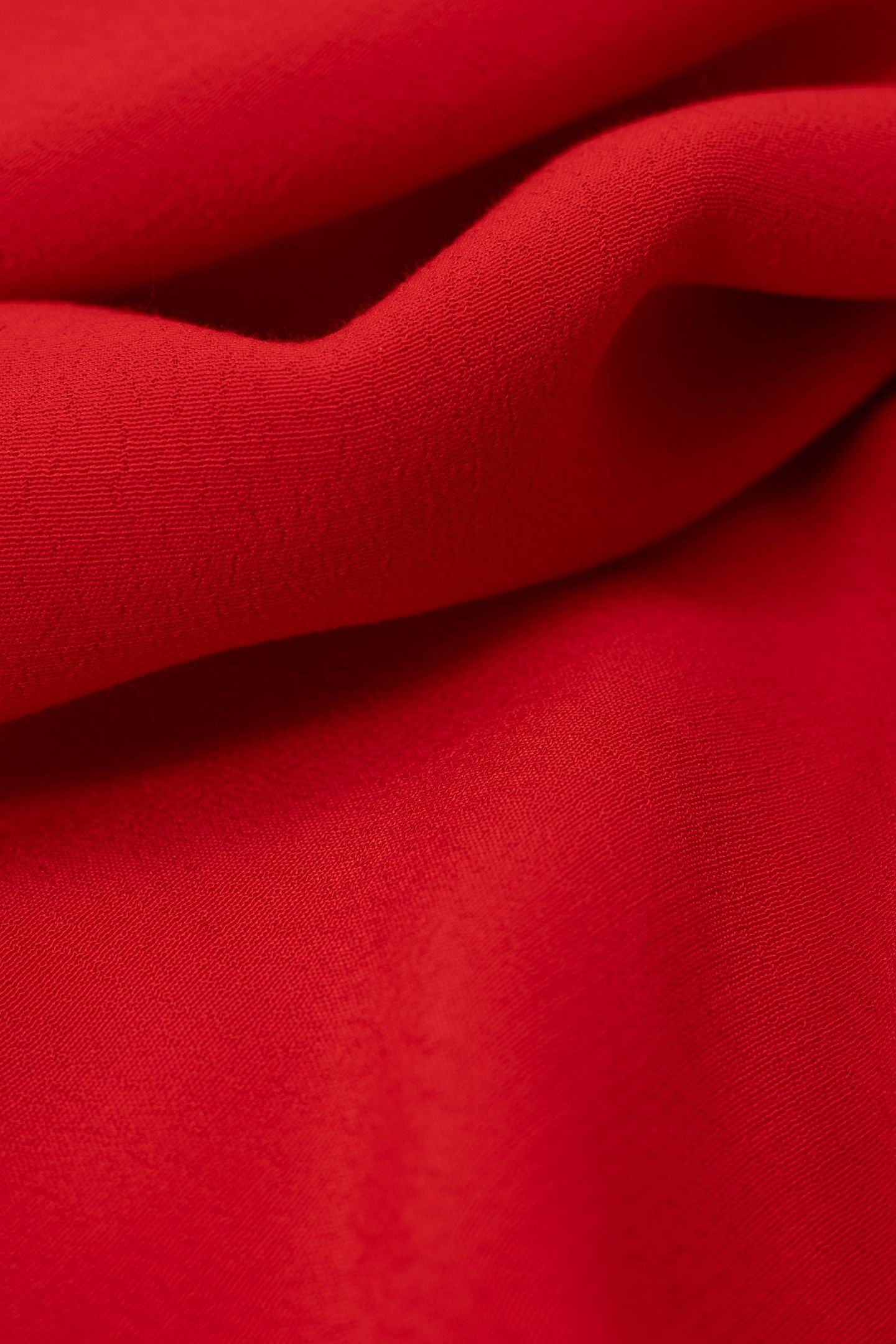 RED FLOWING SHIRT WITH BRAID DETAIL CARMINE RED 8