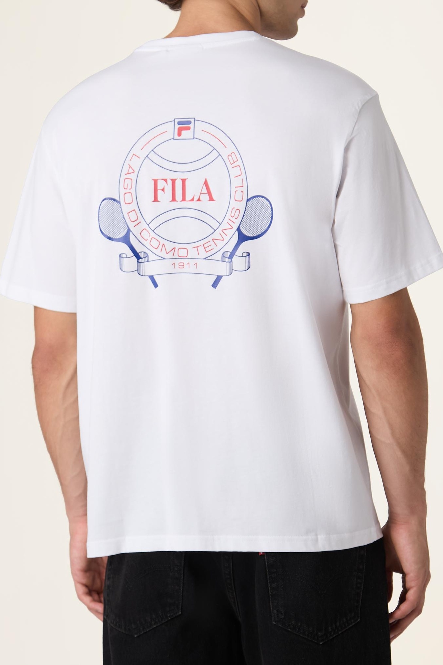 PARELLA LOOSE GRAPHIC T-SHIRT BRIGHT WHITE 3