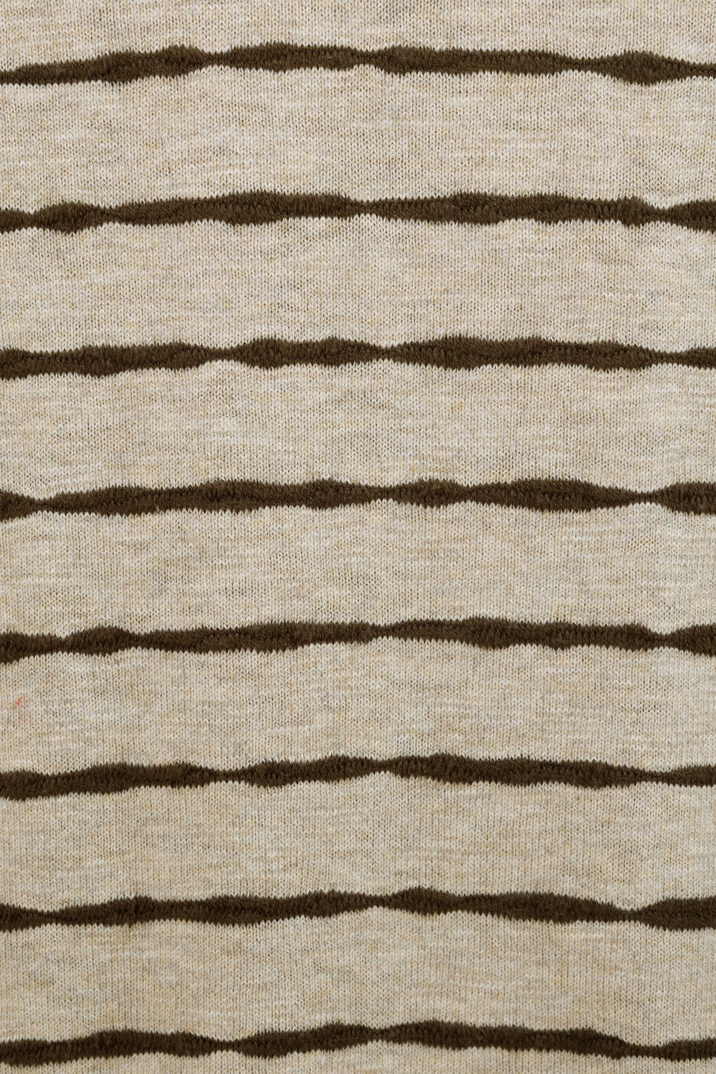 BEIGE FINE KNIT SAILOR SWEATER, KHAKI STRIPES 2