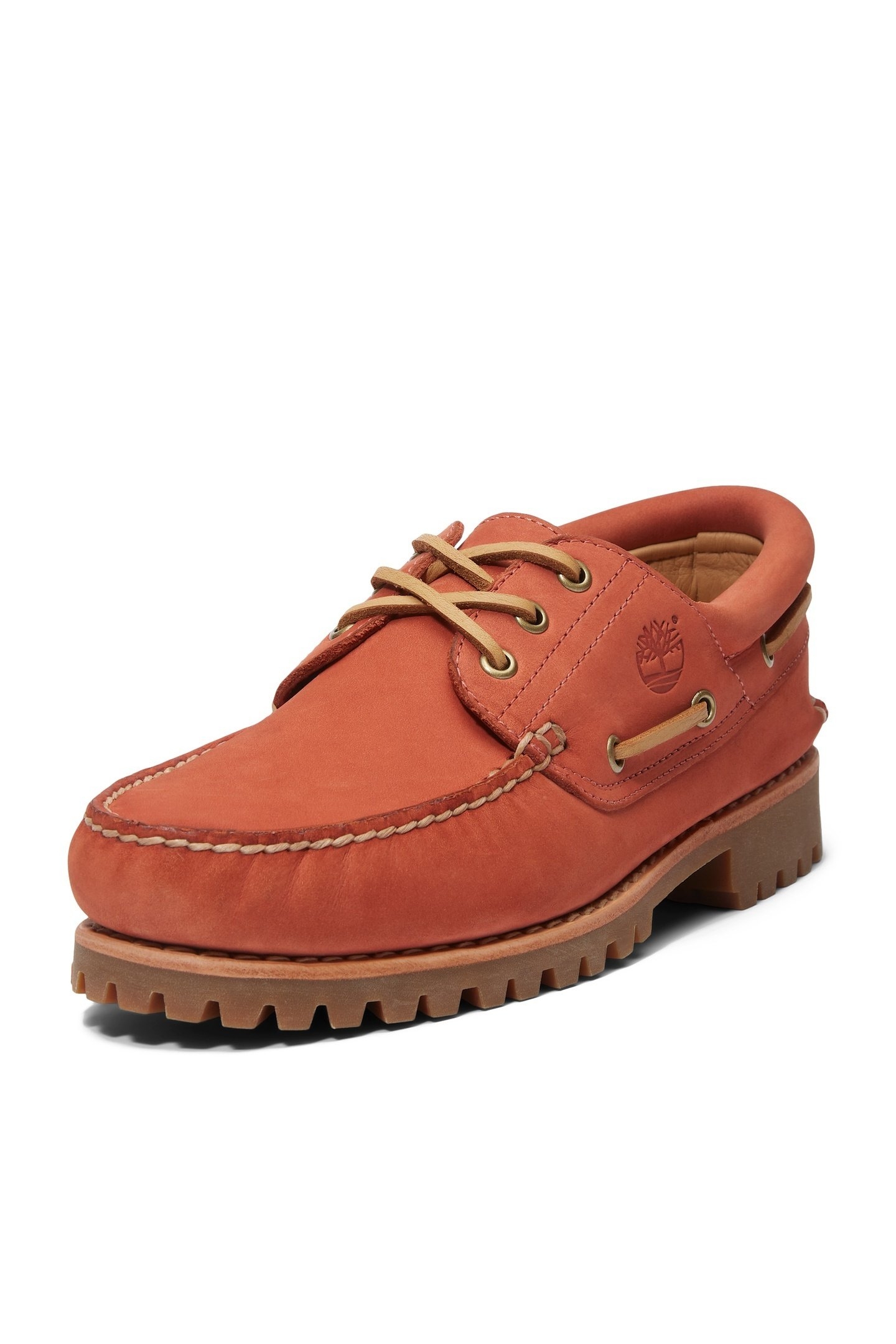 AUTHENTIC BOAT SHOE MEDIUM RED NUBUCK 7