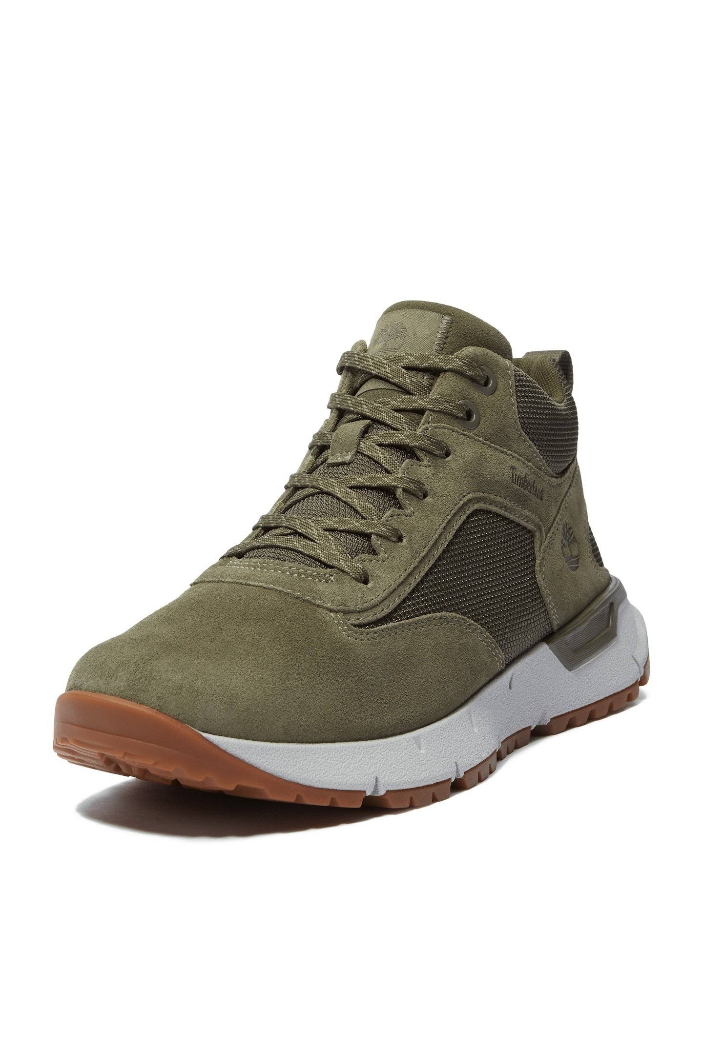 VOYAGER PARK MID LACE UP SNEAKER DARK GREEN SUEDE 2