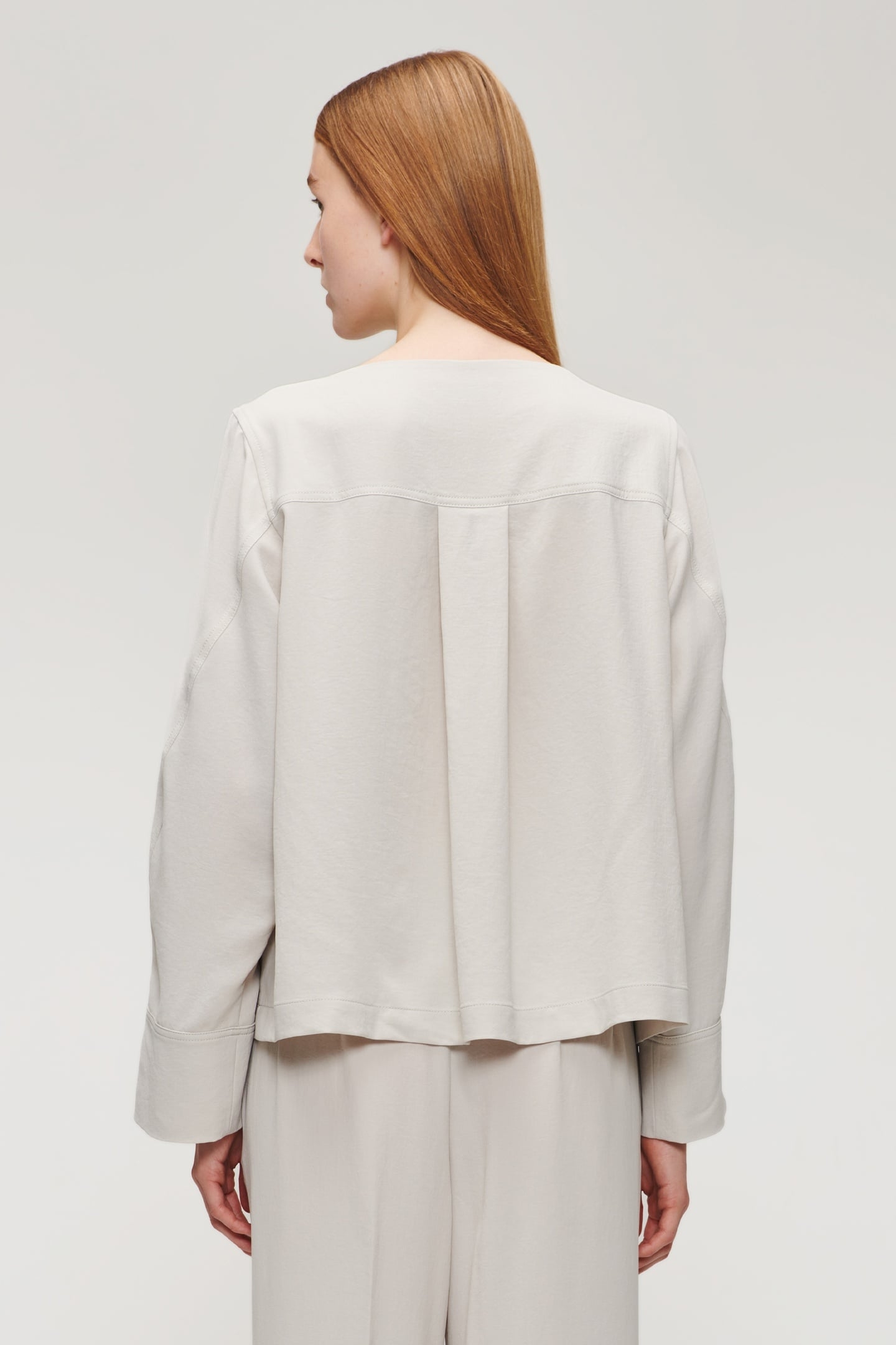 JAPANESE CREPE TOP GREIGE 2