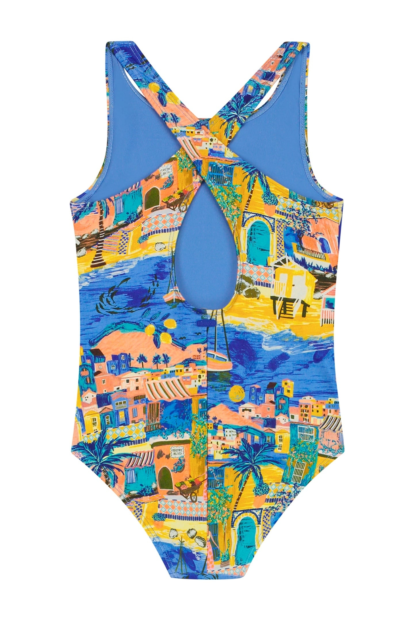 GIRLS RUBIN SWIMSUIT SHIWI ISLAND MULTI BRIGHT SHIWI ISLAND 2