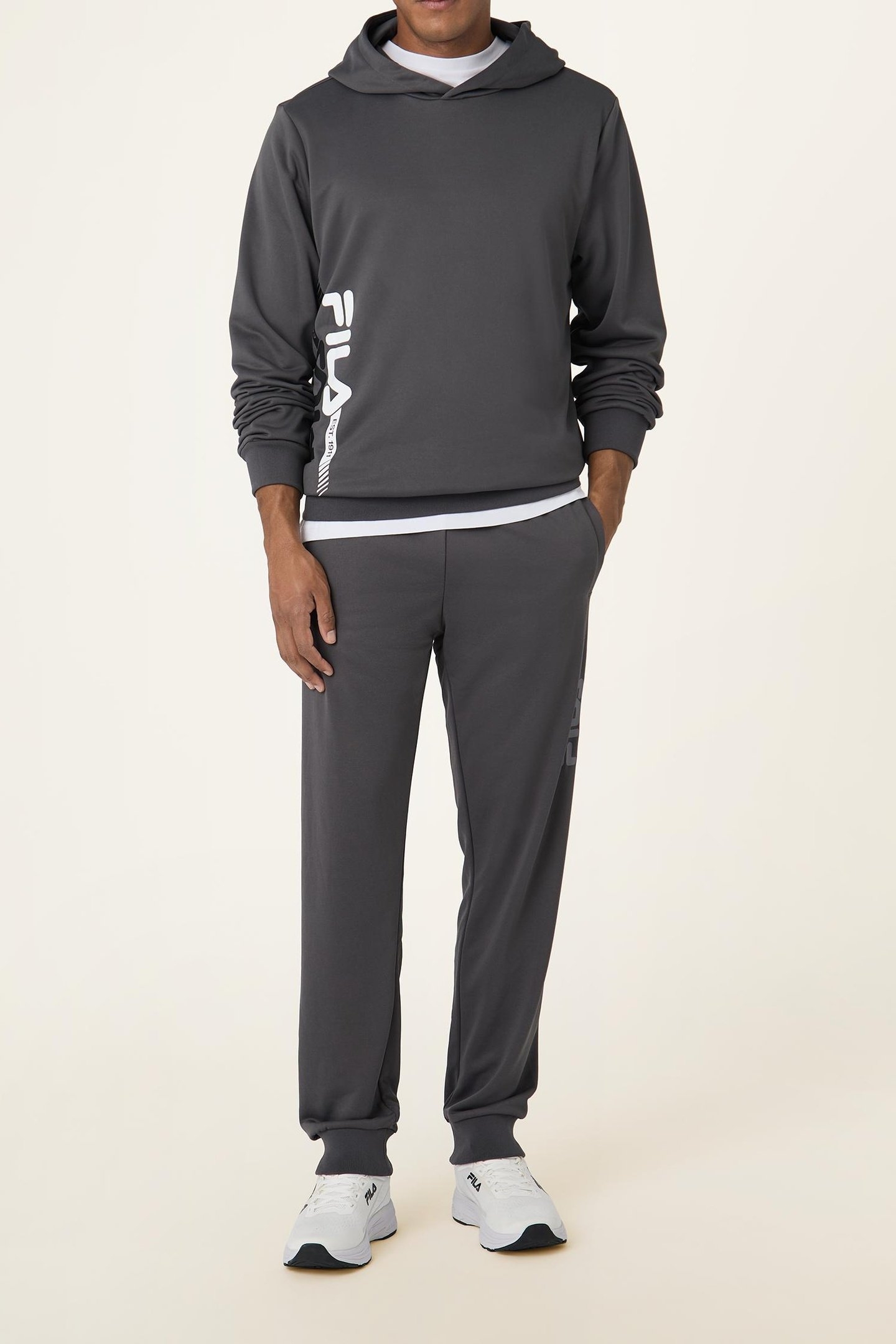 MANTA REGULAR GRAPHIC HOODIE DARK SHADOW 2