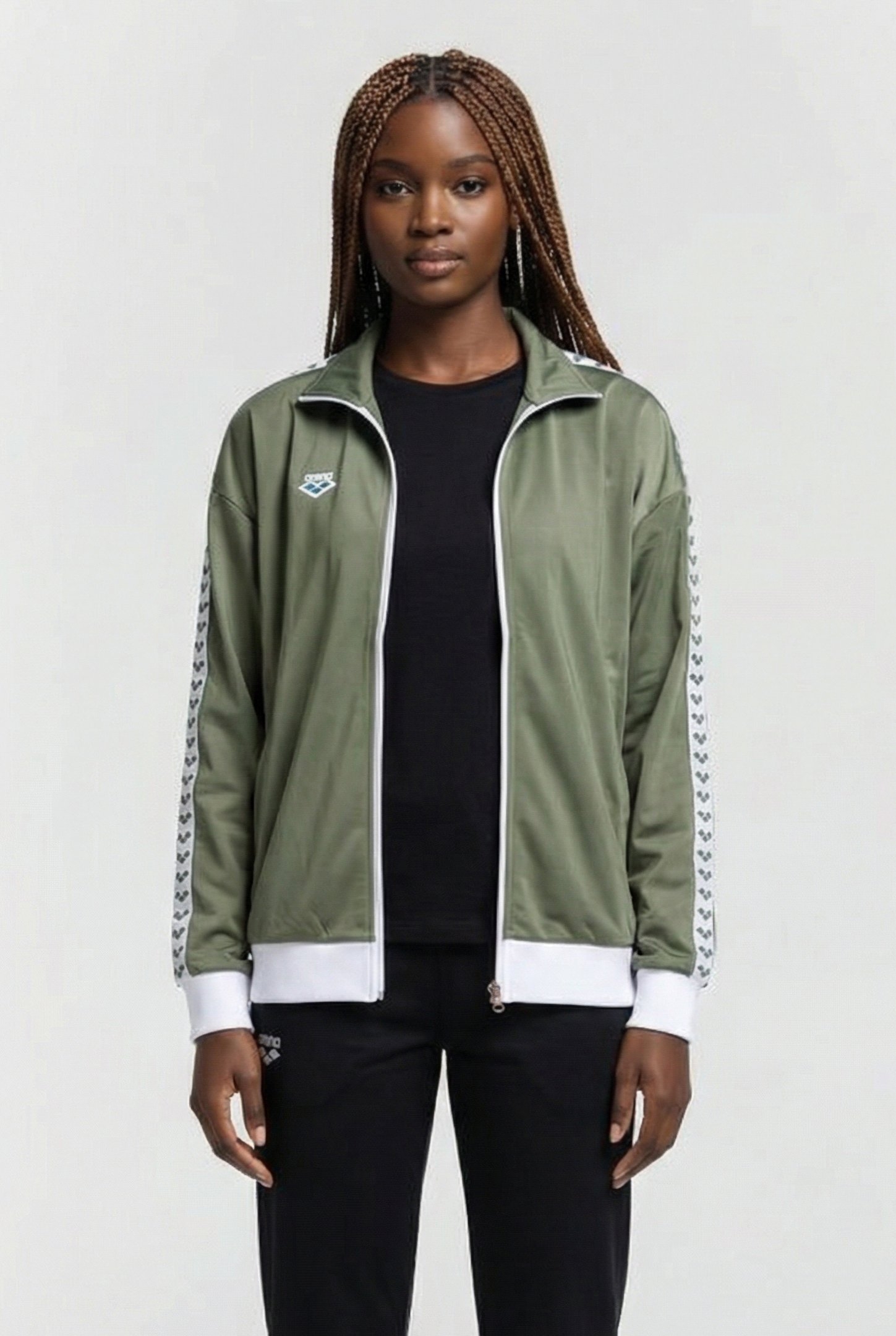 UNISEX TEAM JACKET OVERSIZE ARMY WHITE ARMY 1