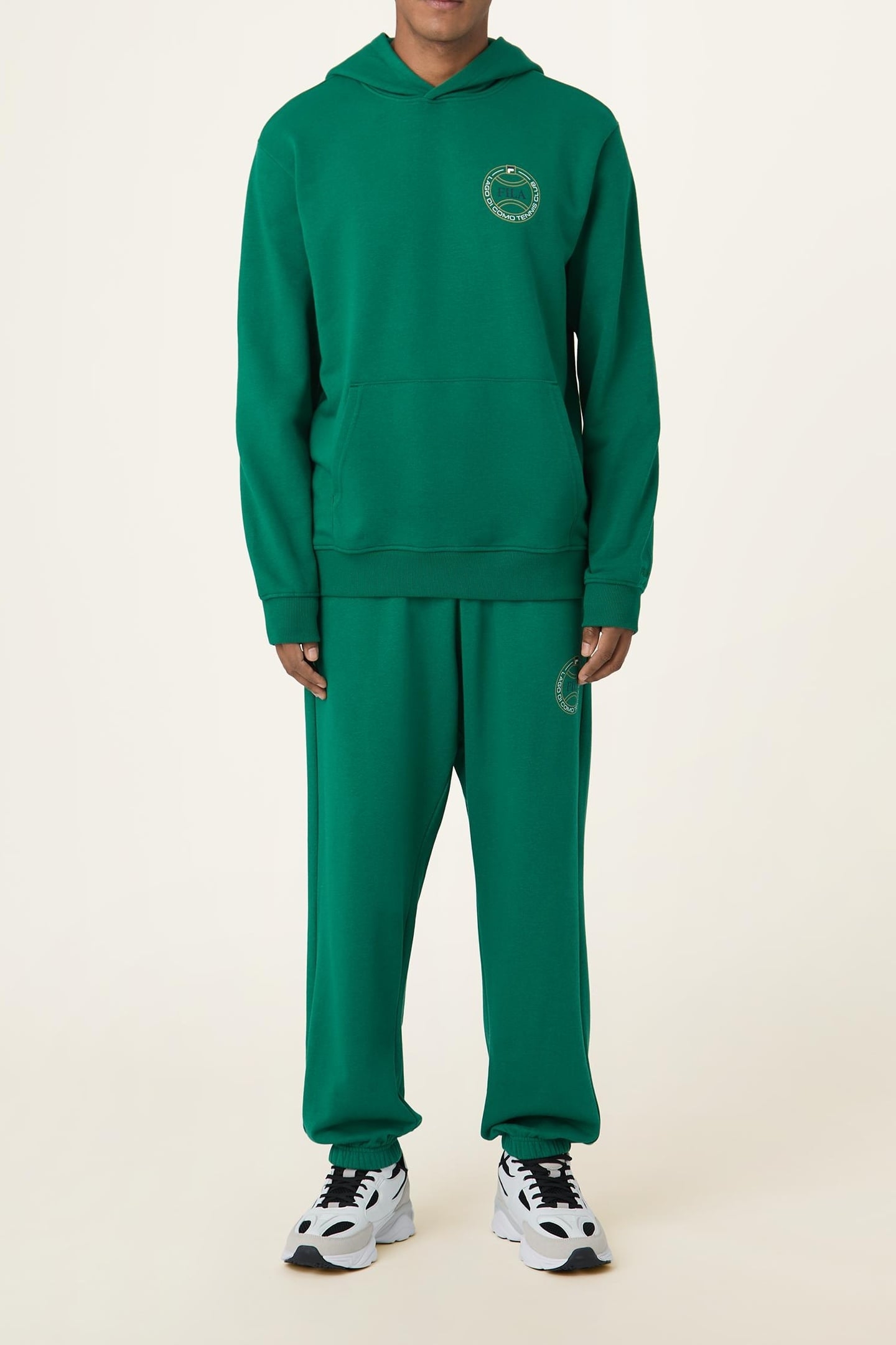 PARELLA RELAXED GRAPHIC HOODIE GREEN JACKET 2