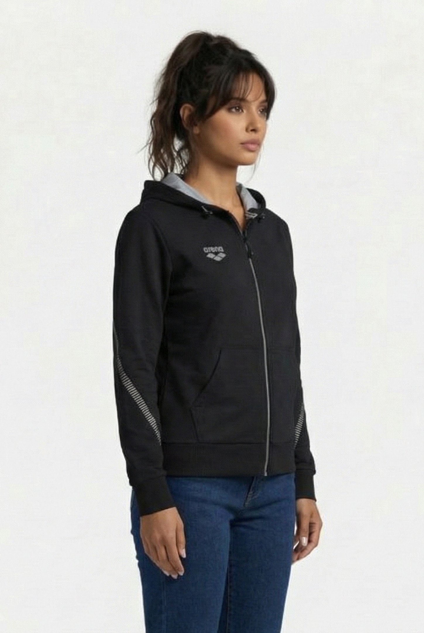 UNISEX TL HOODED JACKET BLACK 5