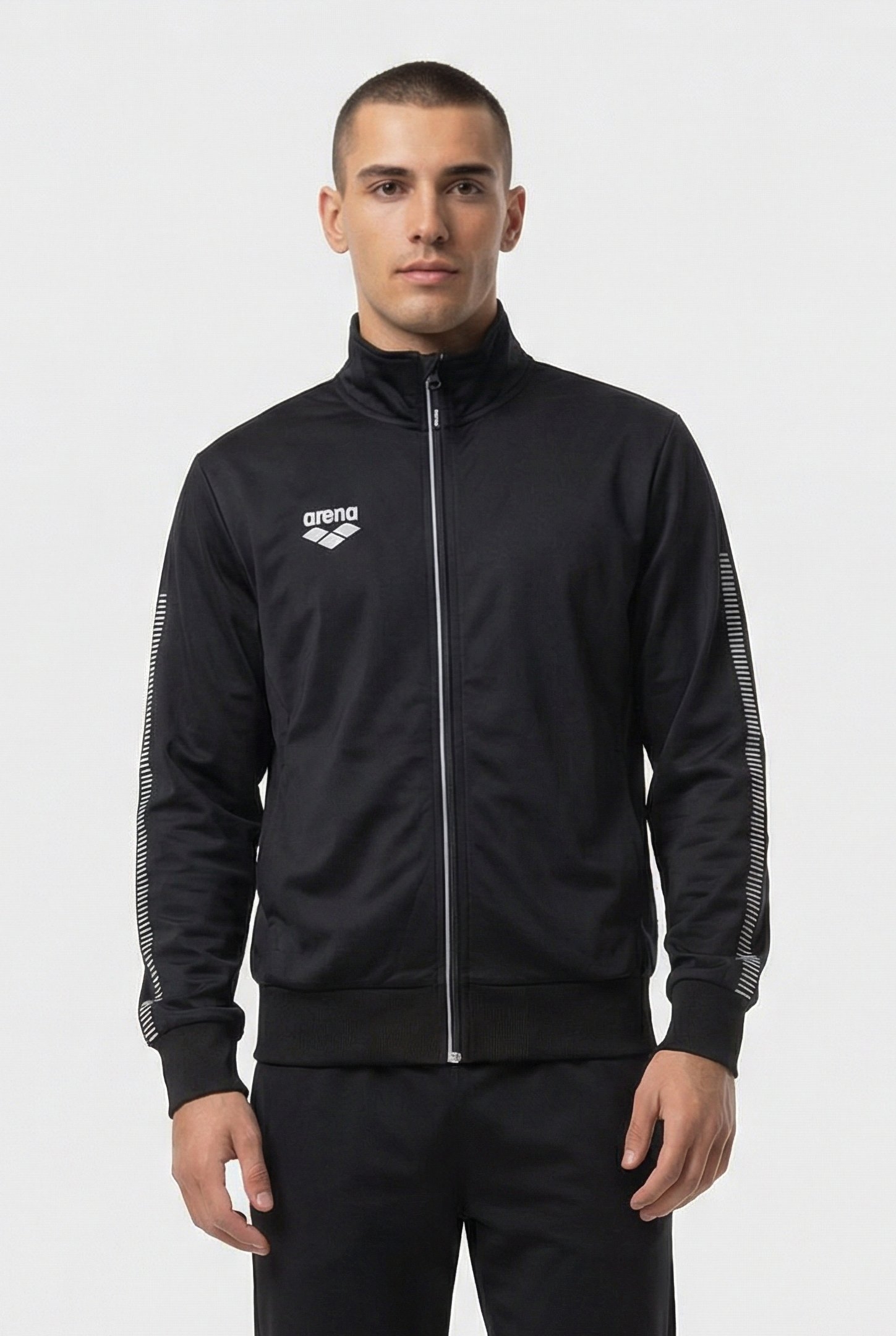 UNISEX TL KNITTED POLY JACKET BLACK 1