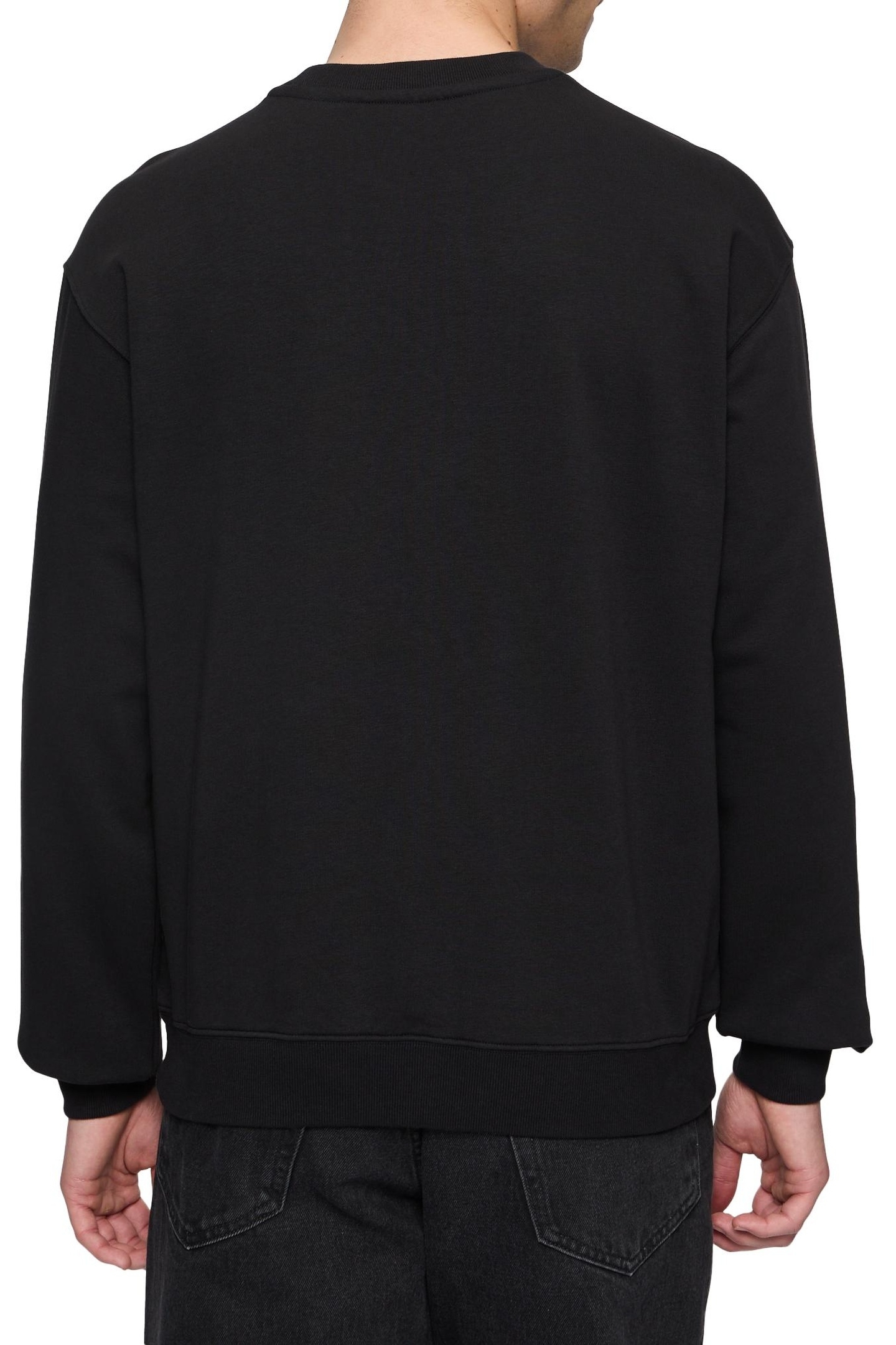 UNISEX BUXHALL LOOSE CREW BLACK 2