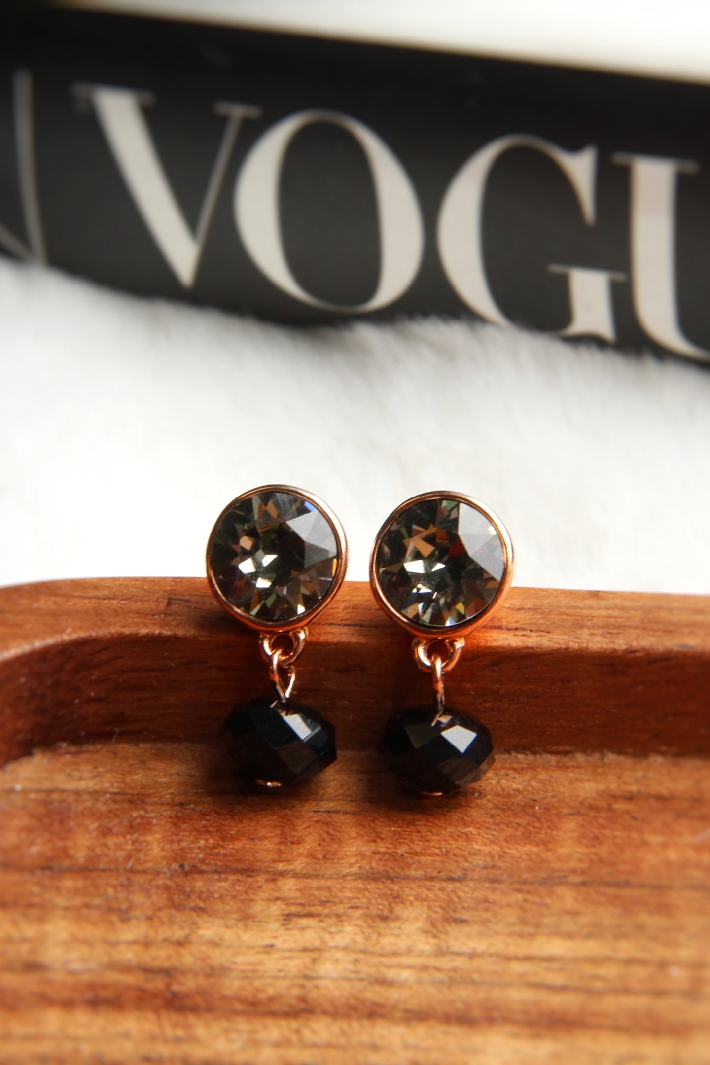 CLASSIC ROSE GOLD EARPINS 3