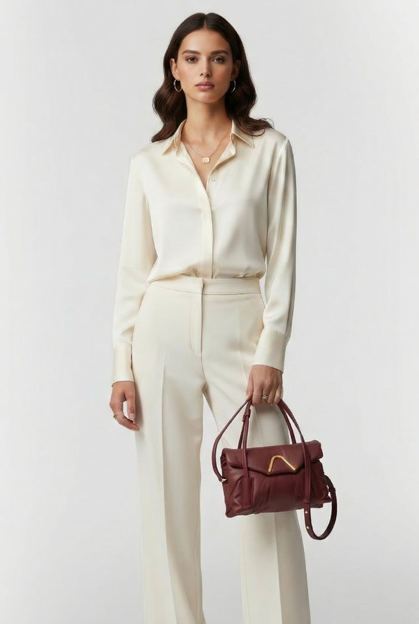 SHOULDER BAG IN PUFFY SMOOTH LEATHER 1