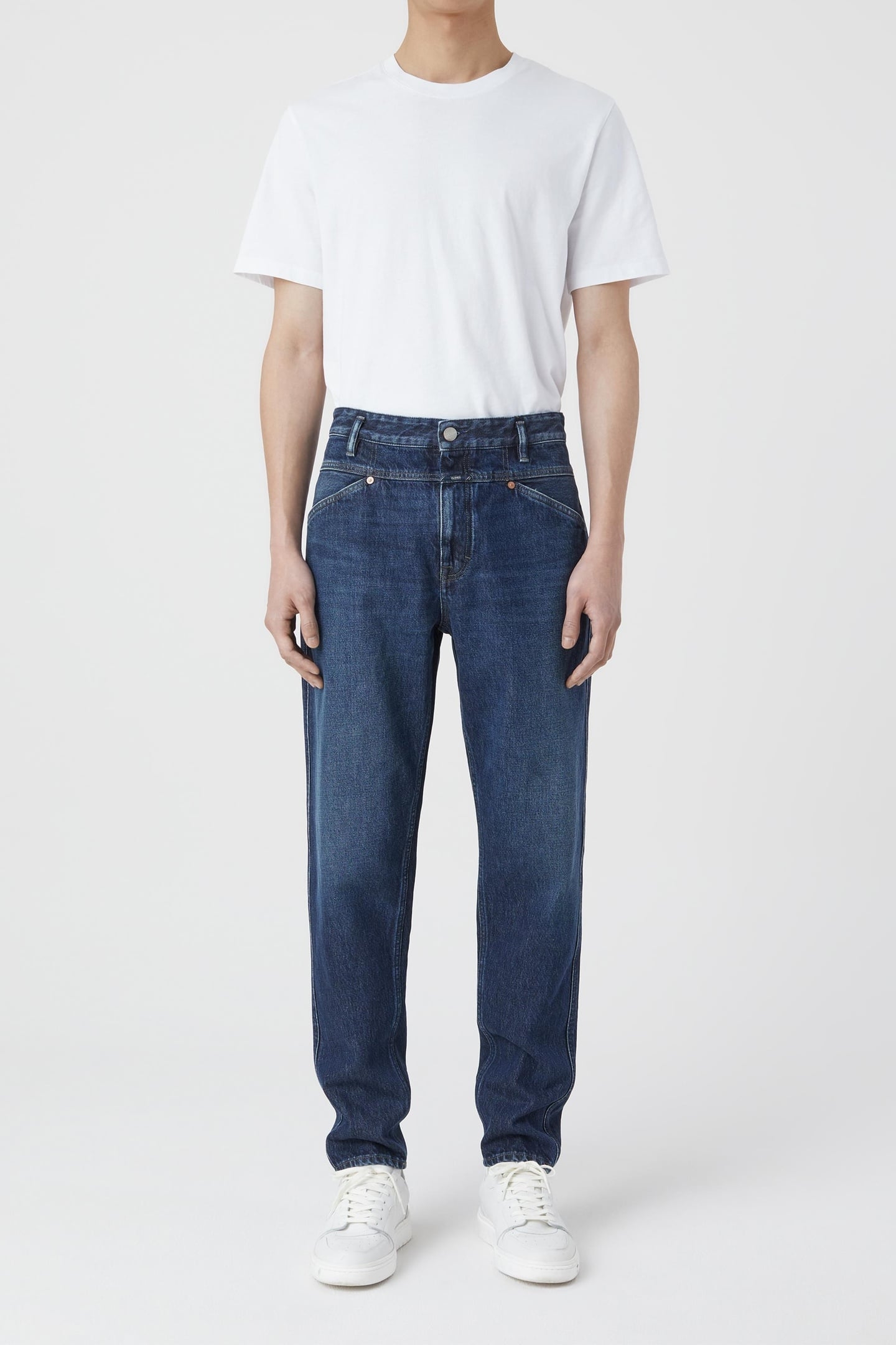 X-LENT TAPERED JEANS DARK BLUE 1