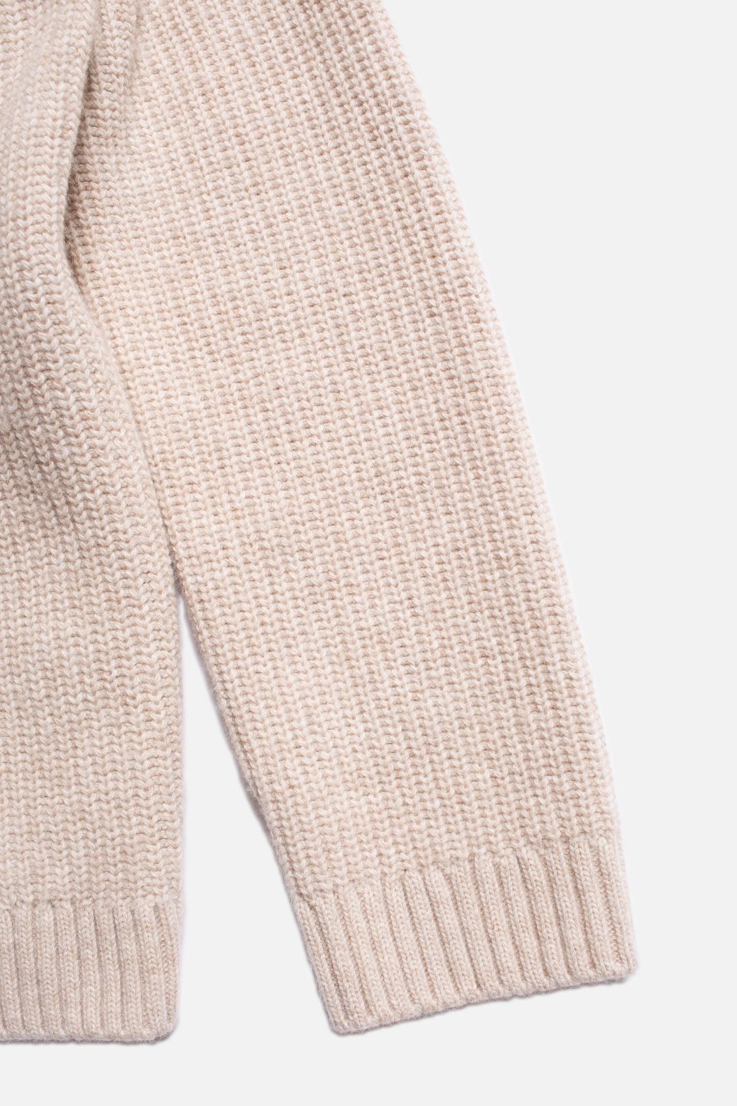 KRISTINA RIB KNIT CARDIGAN OAT 5