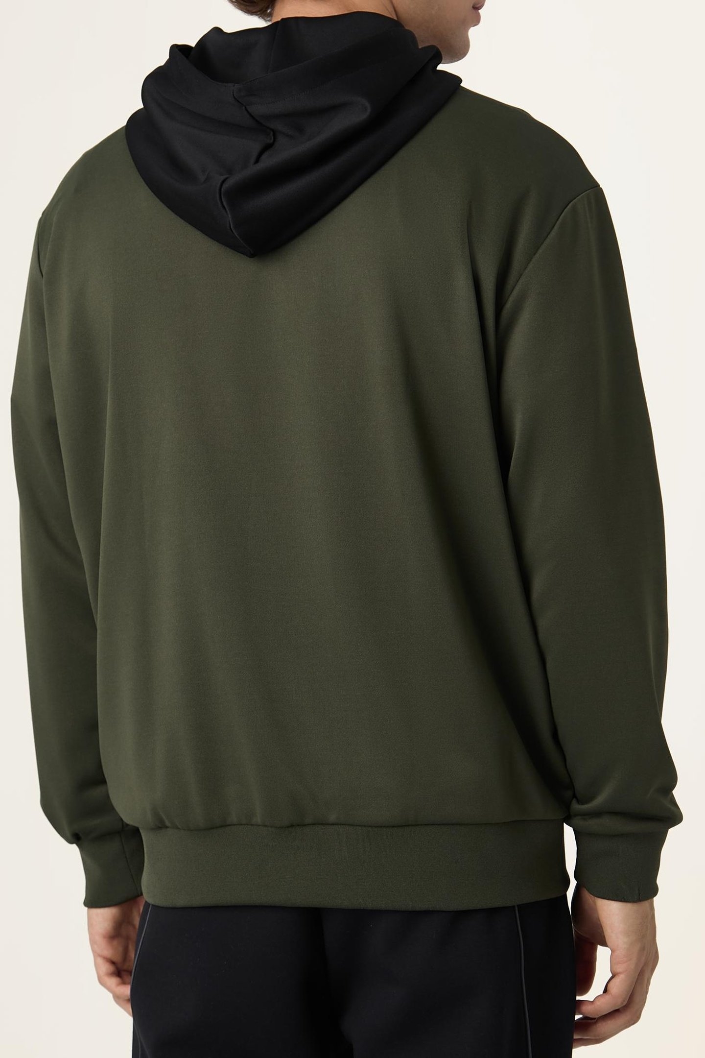 RIVOLI LOOSE BLOCKED HOODIE BLACK 3