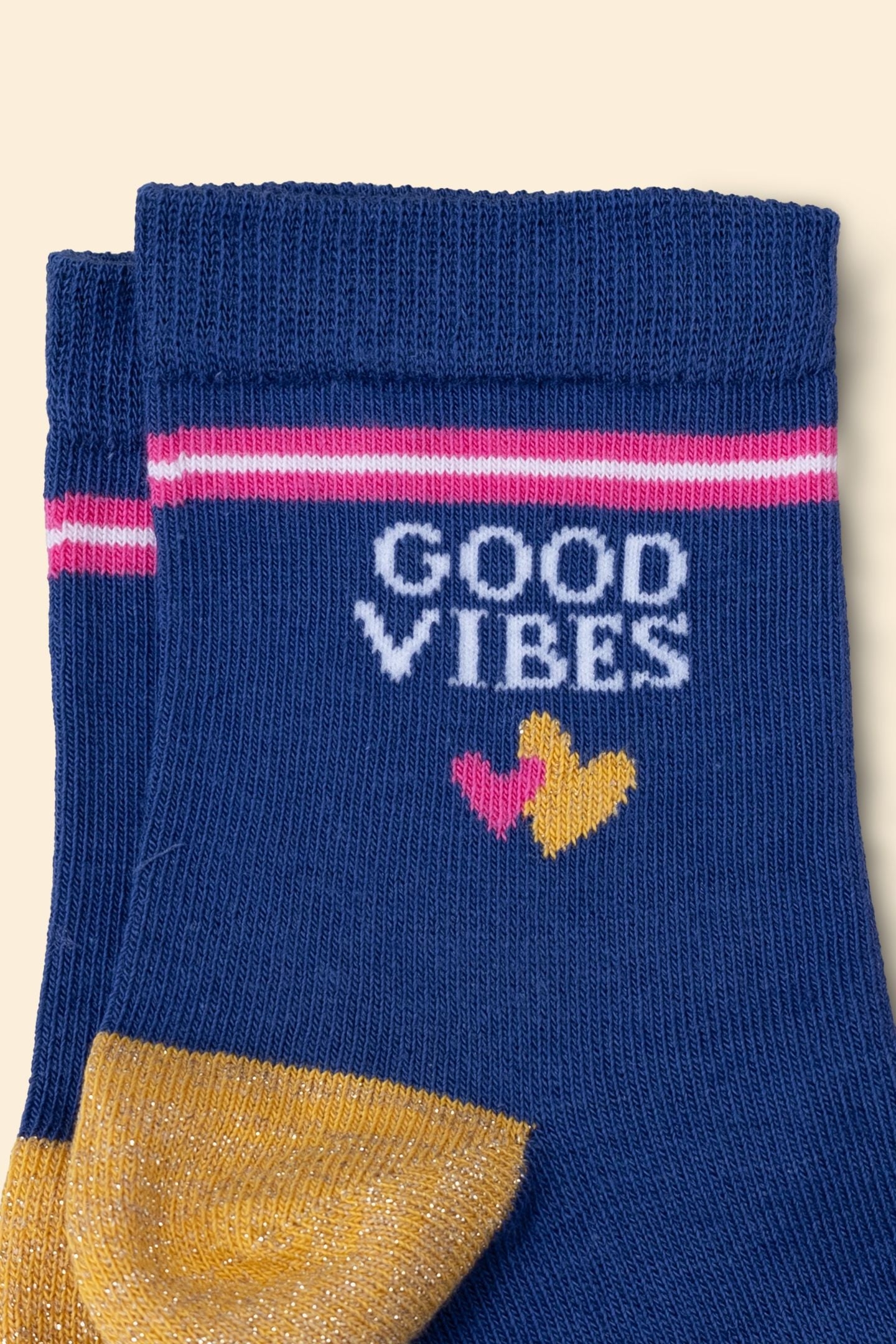WHITE, BLUE, AND PINK SOCKS INDIGO 5