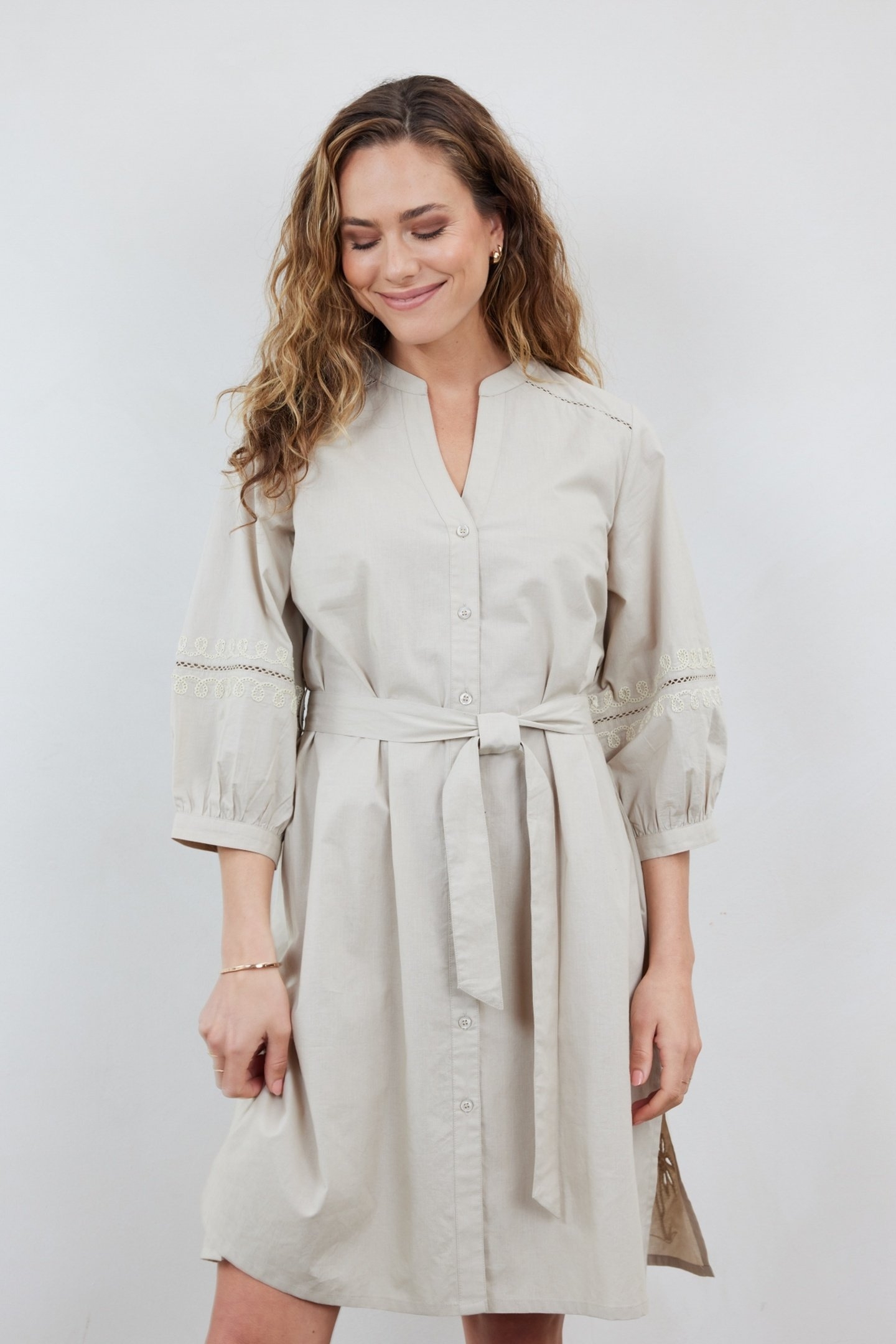 TUNIC VECCI IN FEATHER GREY 1