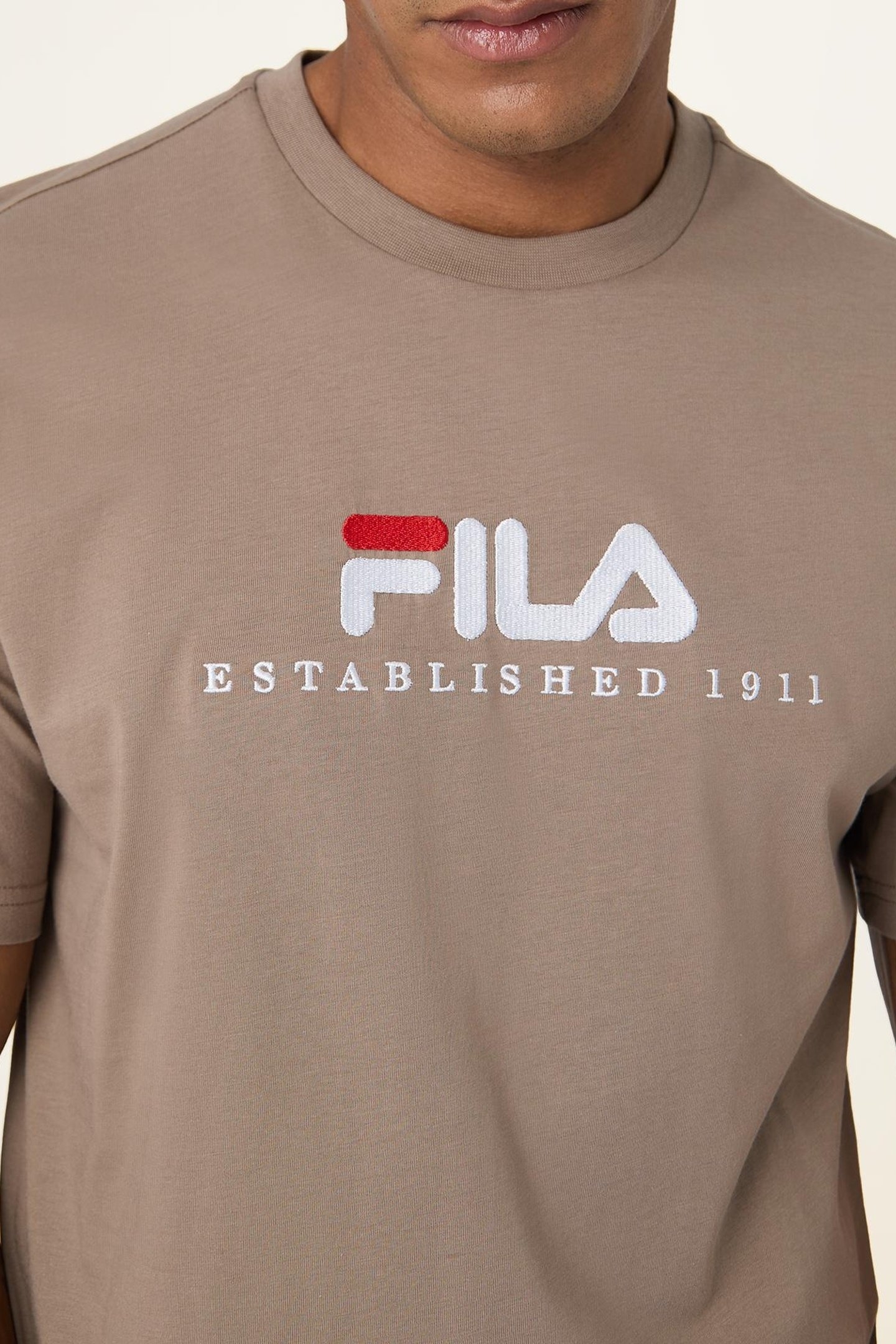 UNISEX VALSERA REGULAR LOGO T-SHIRT TAUPE GRAY 6