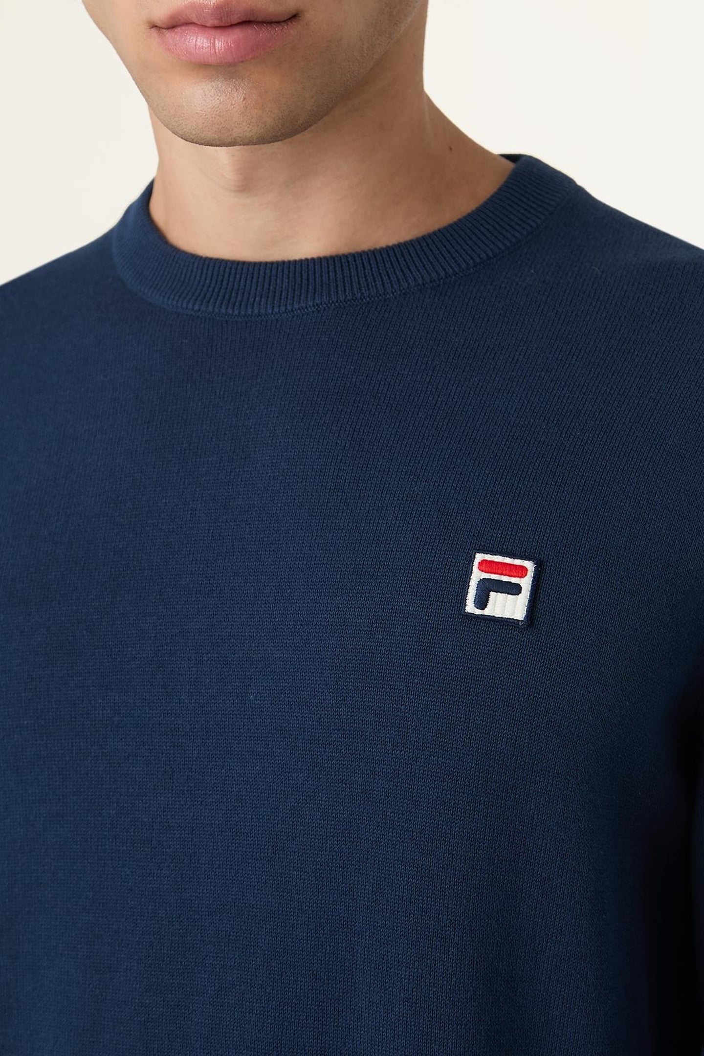 BIELLA SLIM CREWNECK KNIT SWEATER BLACK IRIS 6