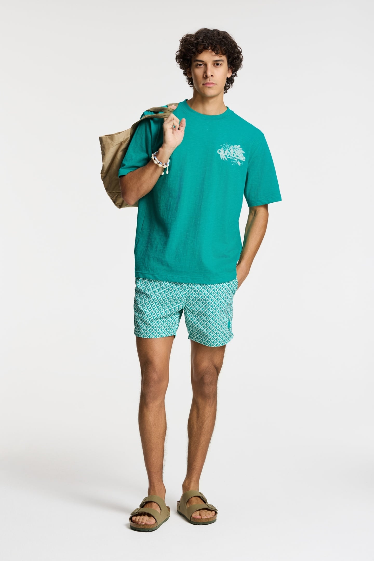 FINN RELAXED T-SHIRT CLUB LOCALE BLUE LAGOON 2