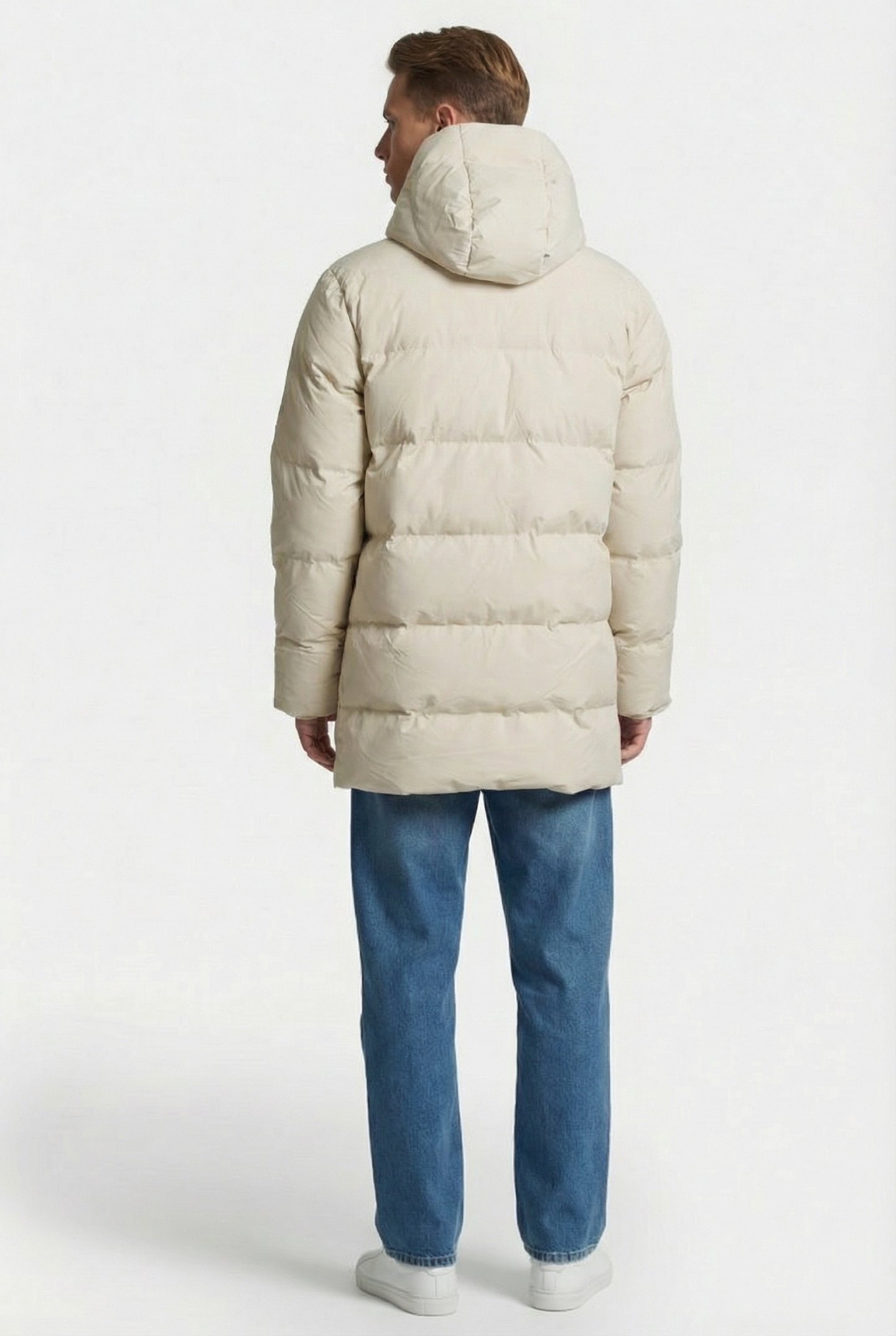 UNISEX ALTA LONG PUFFER CARGO JACKET W3T4 DUNE GRAIN 5