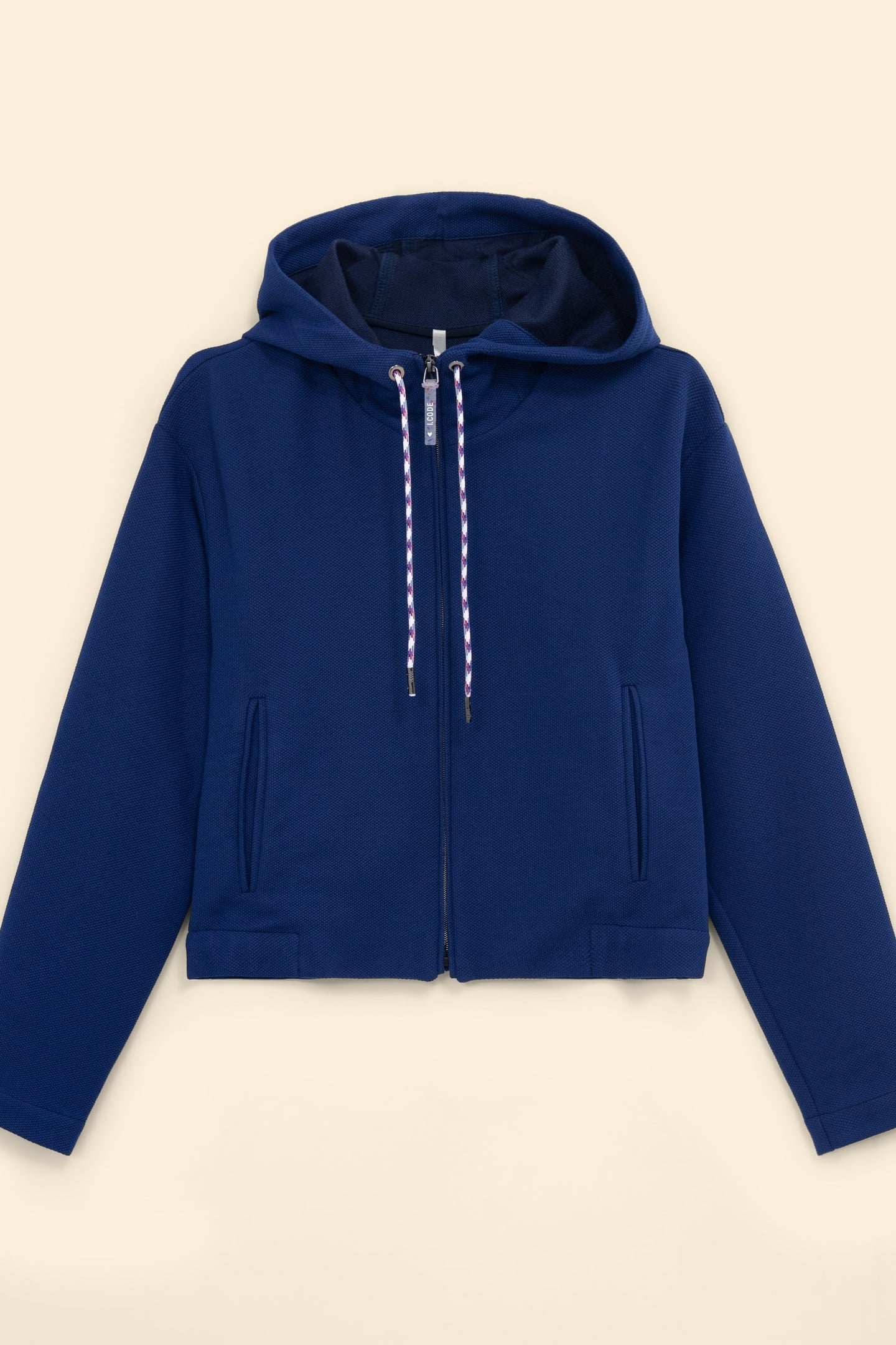 INDIGO HONEYCOMB JOGGING JACKET INDIGO 5