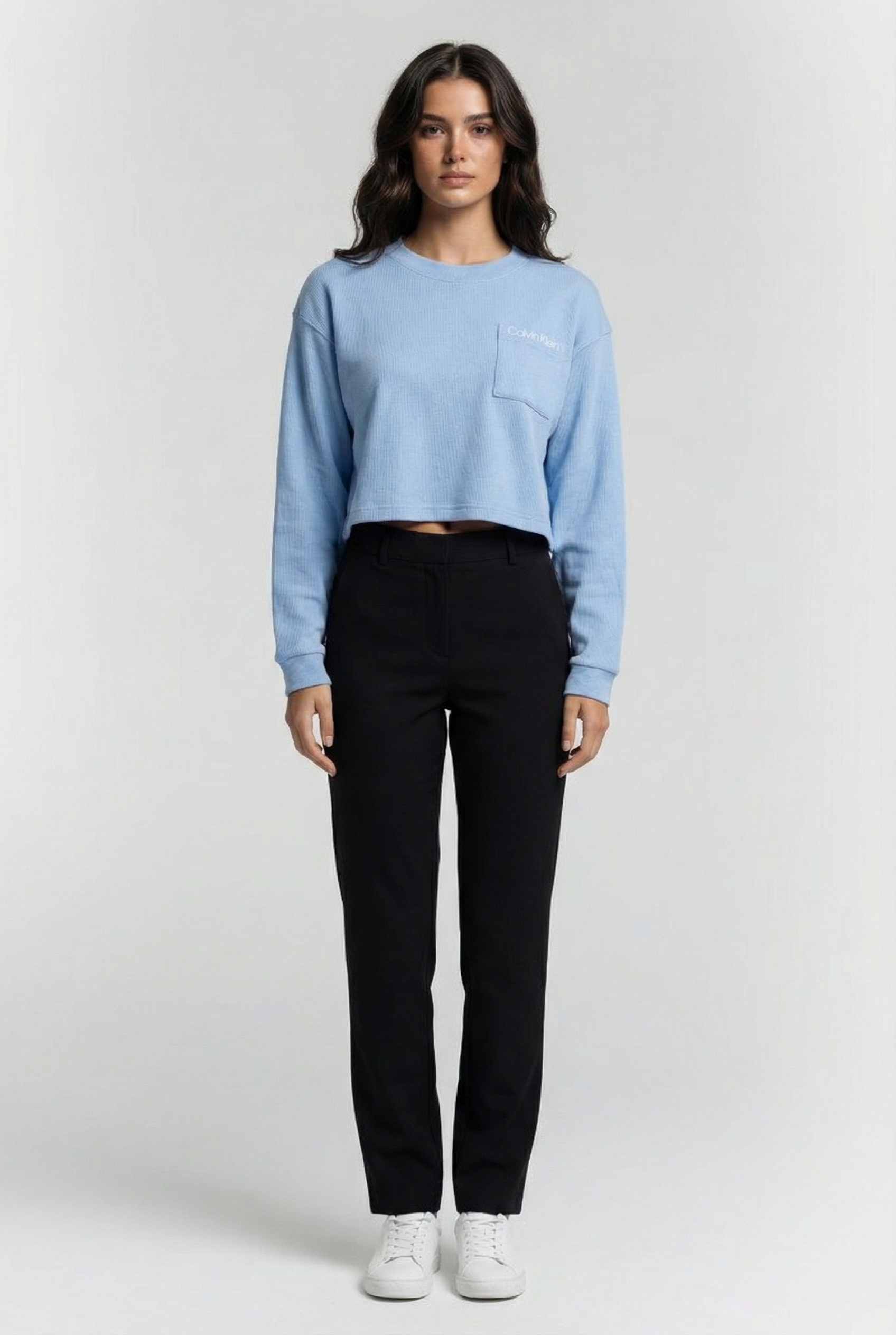 LOGO JERSEY LS CROP FROZEN FJORD 1