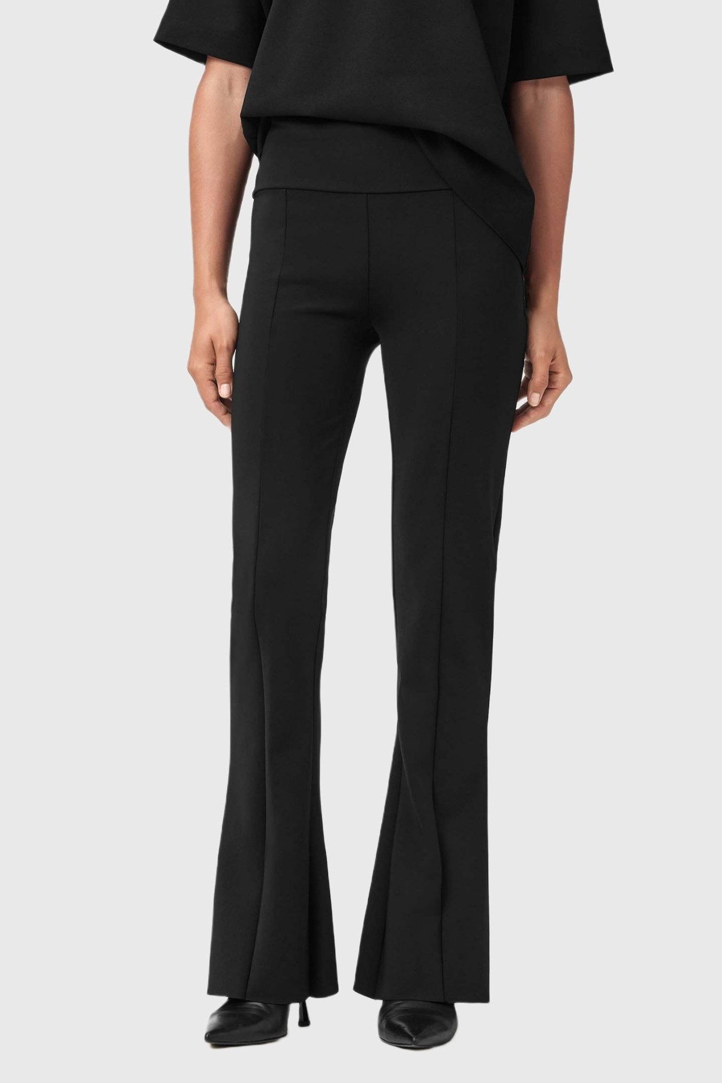 REBECCA ZIP TROUSER BLACK 1