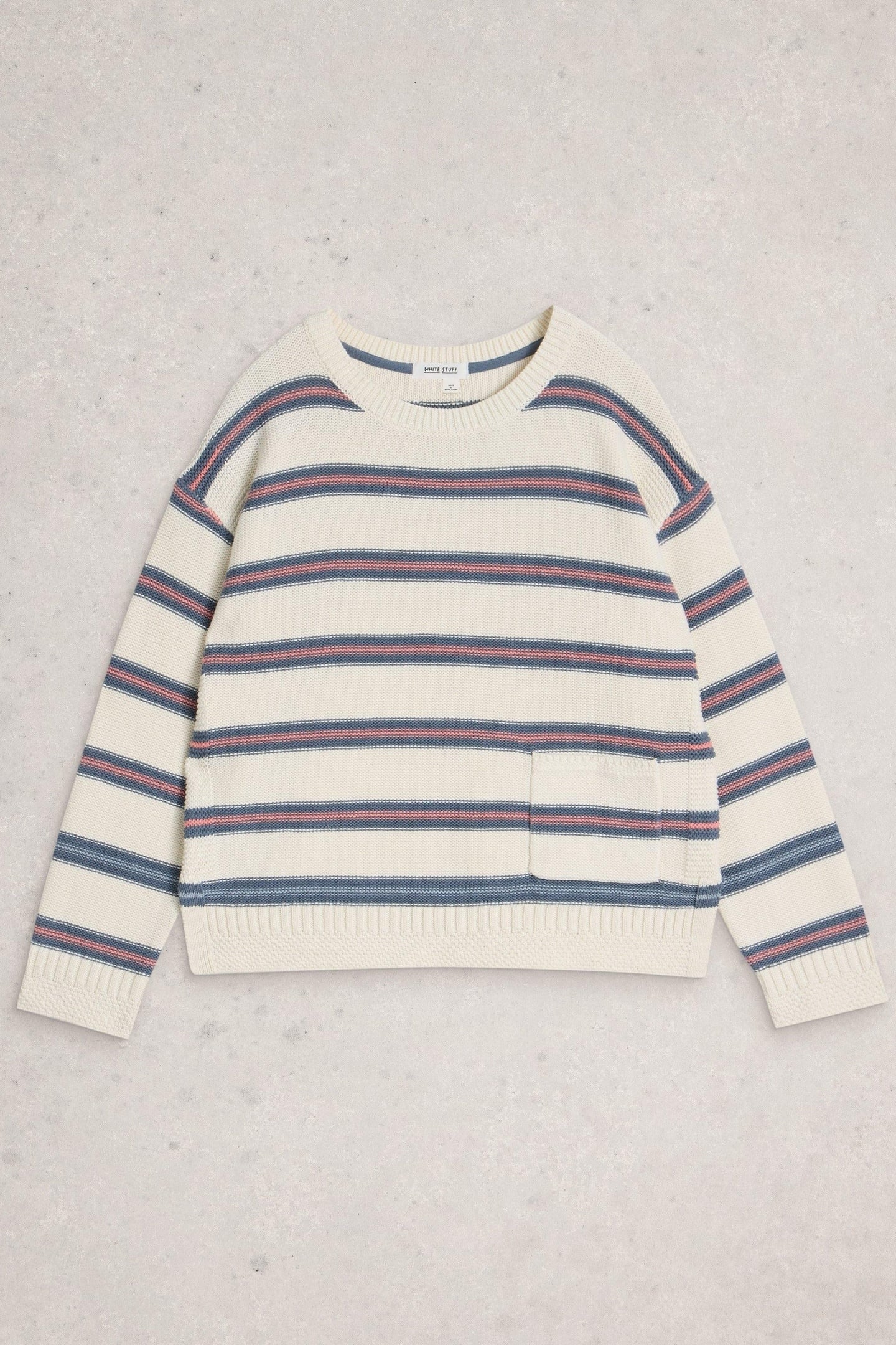 VICTORIA STRIPE JUMPER IVORY MULTI 3