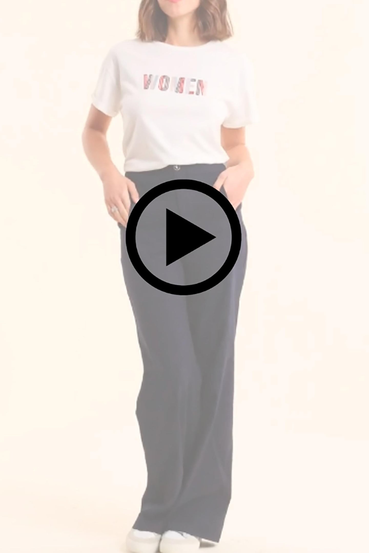 WHITE SHORT-SLEEVED T-SHIRT WITH EMBROIDERED SLOGAN OFF-WHIT 3