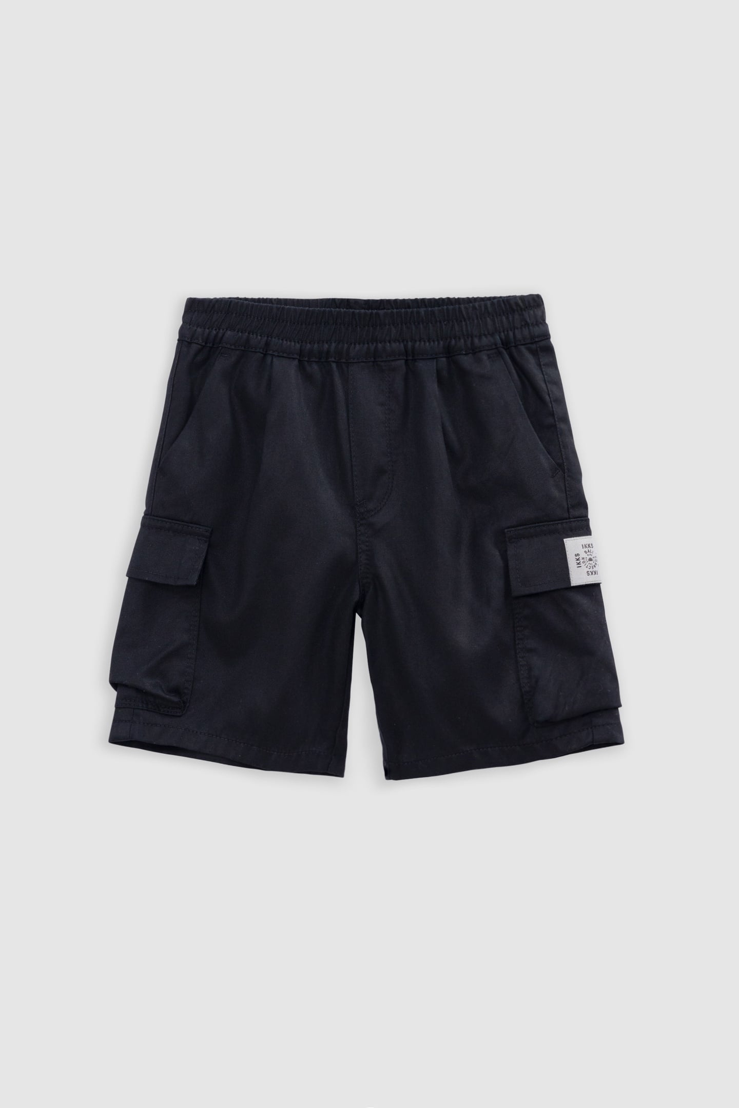 BERMUDA SHORTS JOGGER BLACK MIX LYOCELL 1