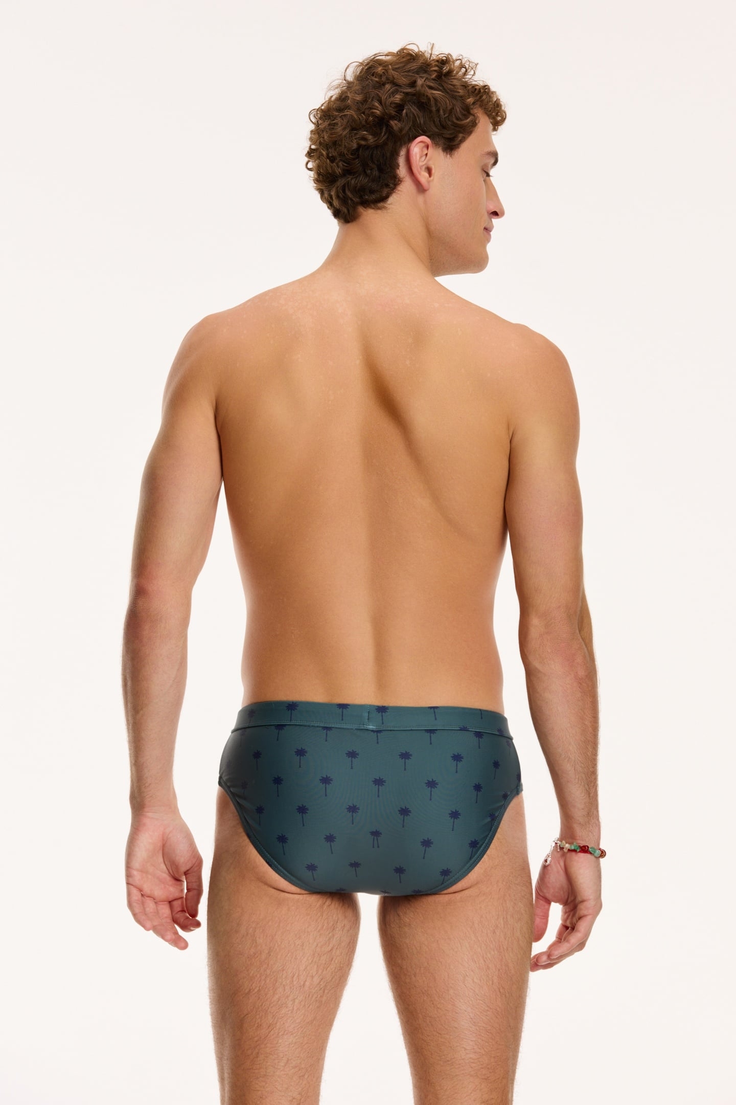 SWIMBRIEF SCRATCHED SHIWI PALM SMOKEY GREEN 4