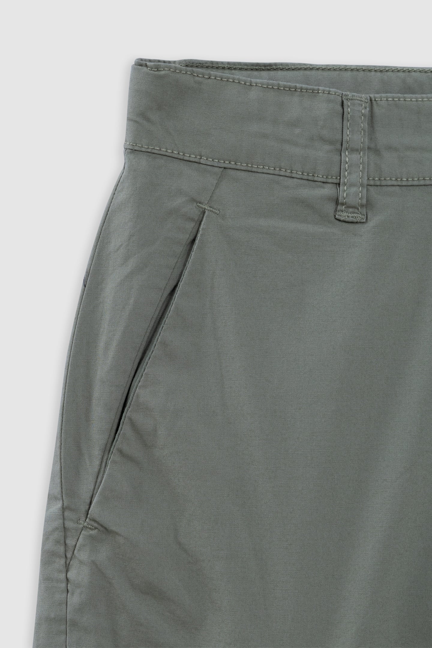 BATTLE KHAKI CARGO PANTS WITH ZIP POCKET 3