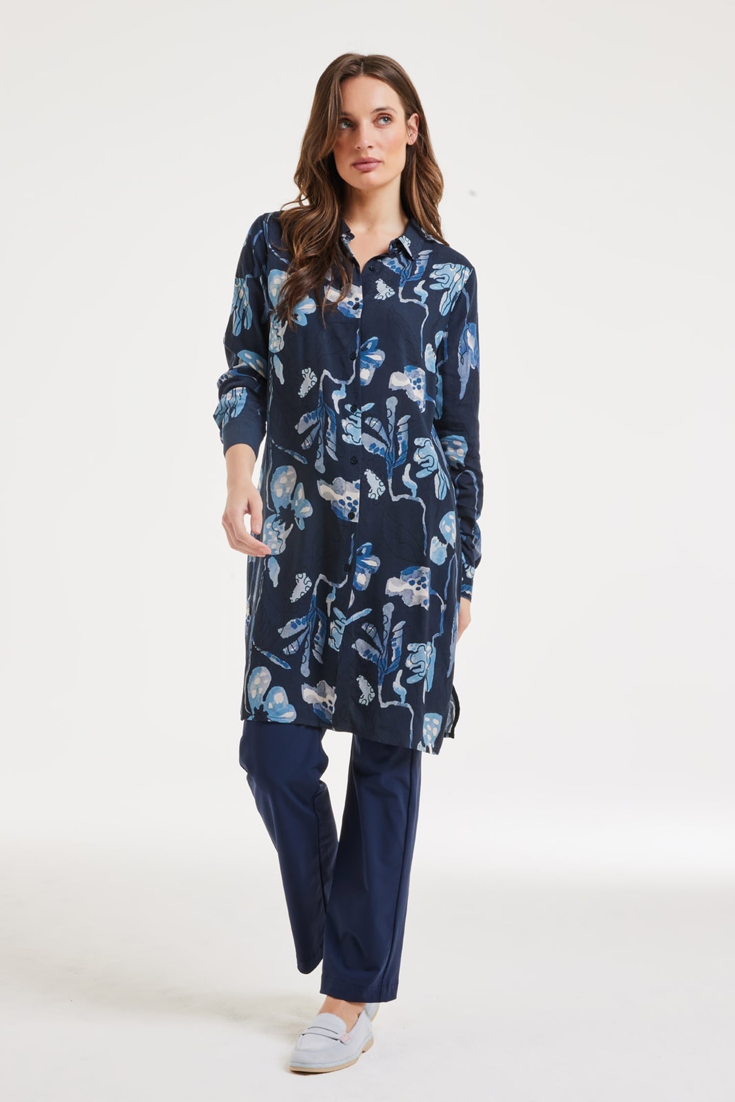 TUNIC CHILL OUT DARKBLUE AMBIANCE PRINT 2