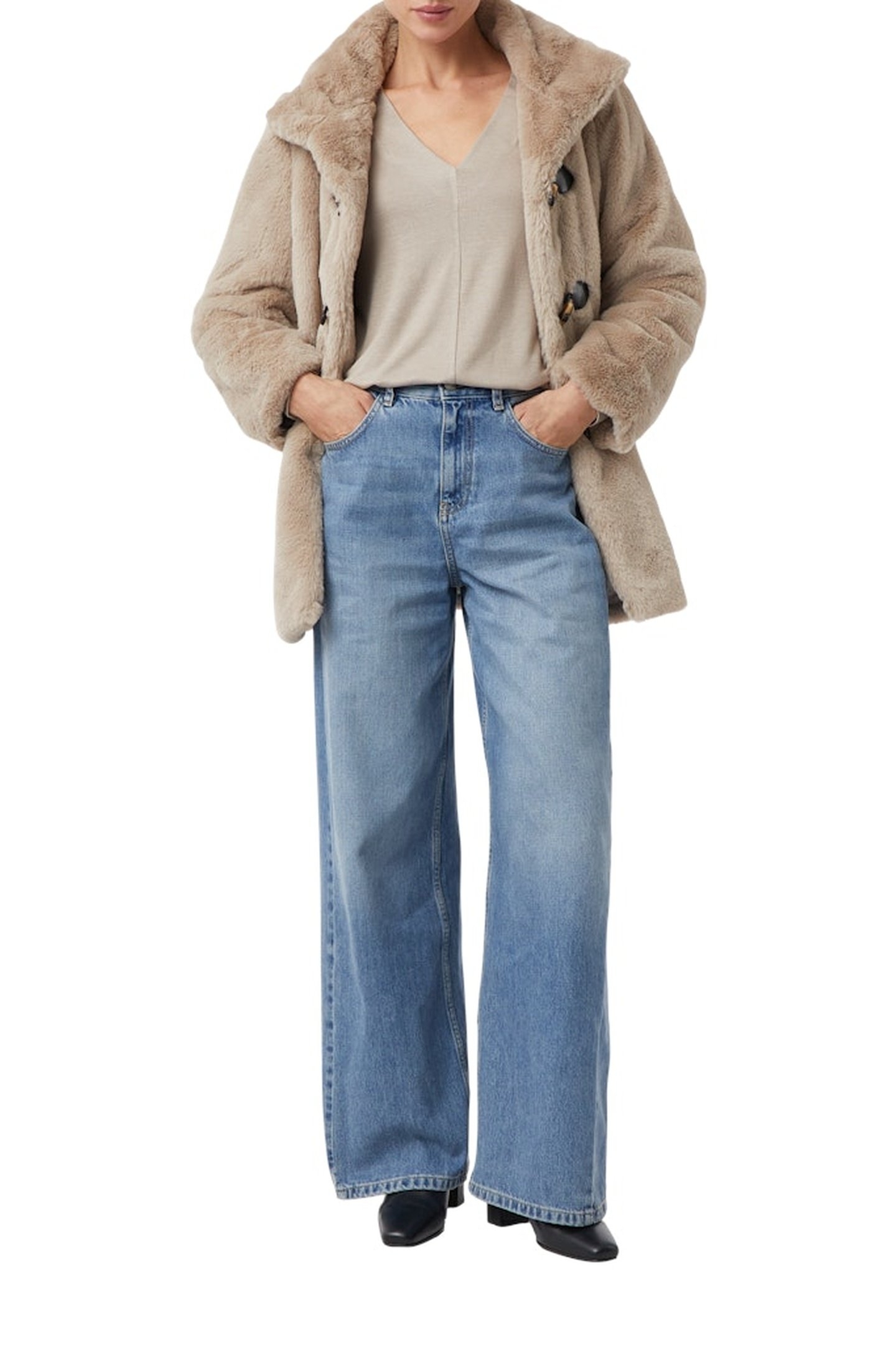 COMMA T-SHIRTS BROWN 2