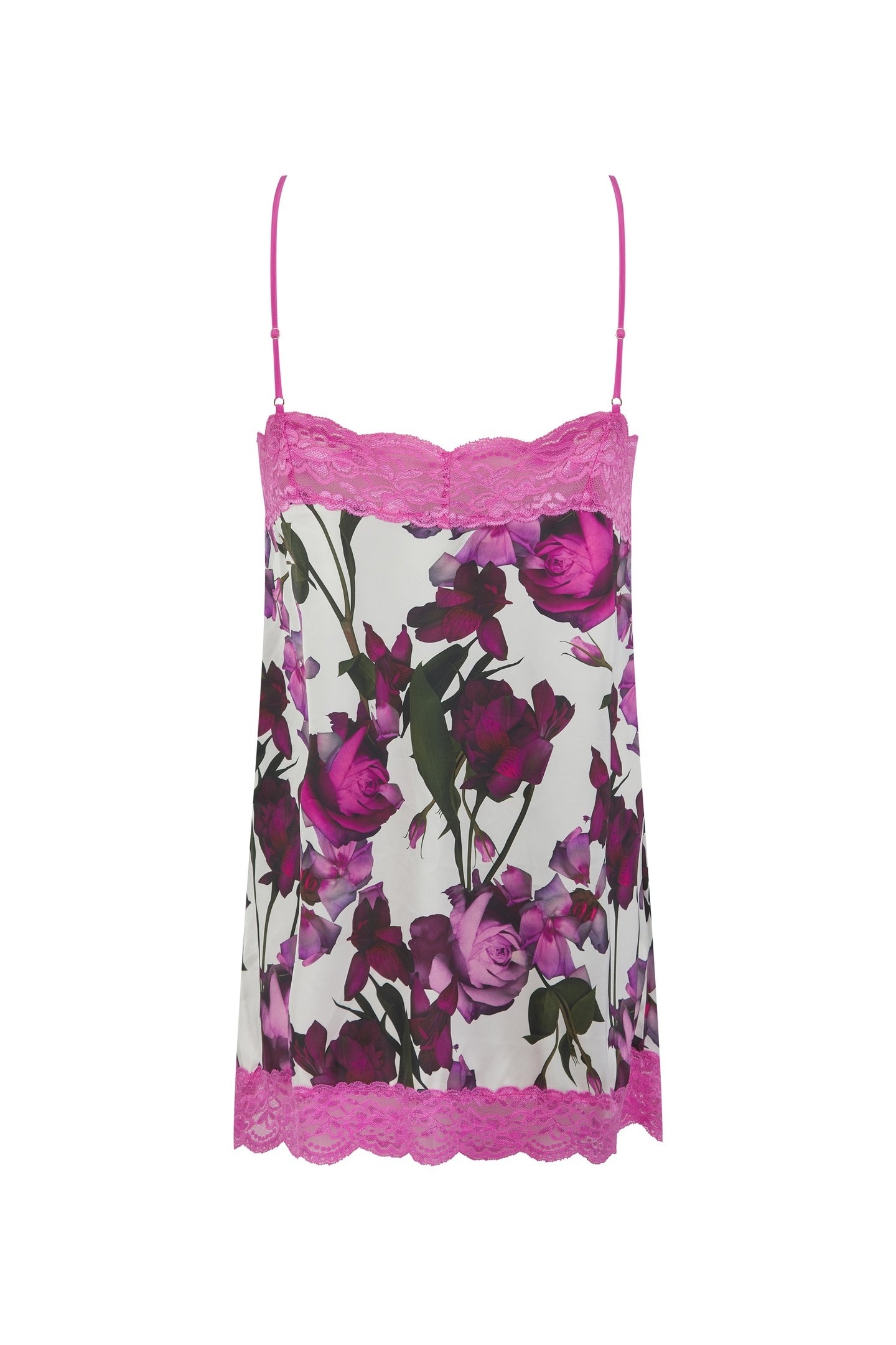 ARIANA 1PK CHEMISE WHITE DIGITAL PRINT 3