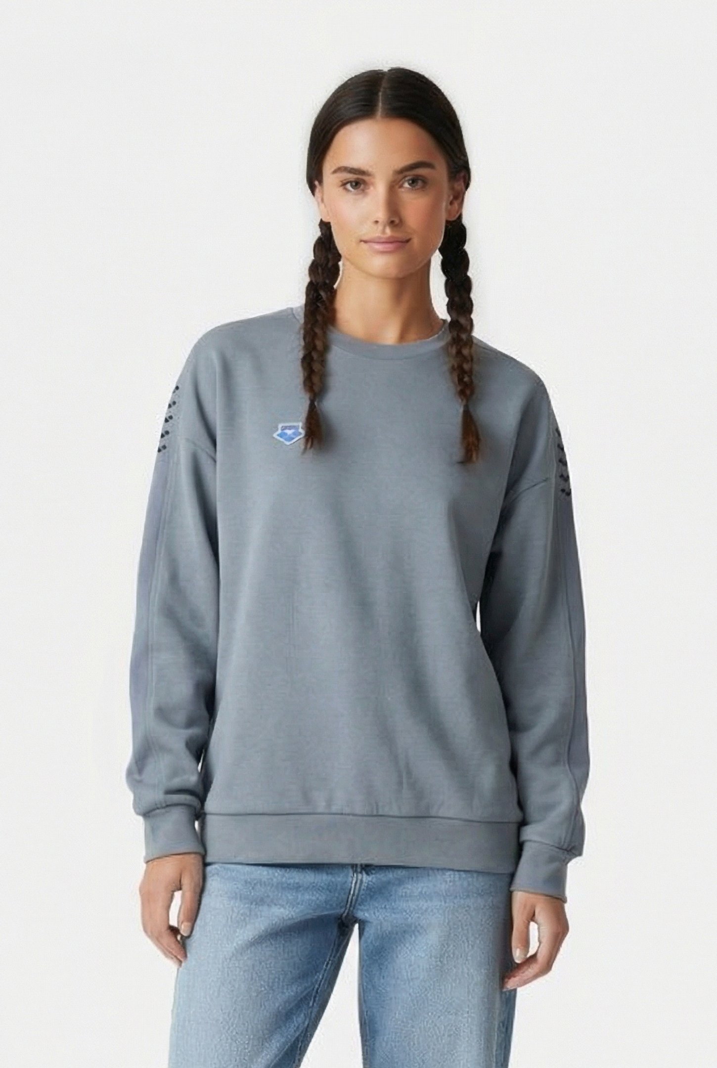 UNISEX SWEAT TEAM OVERSIZE STONE GREY STONE GREY IRID 2