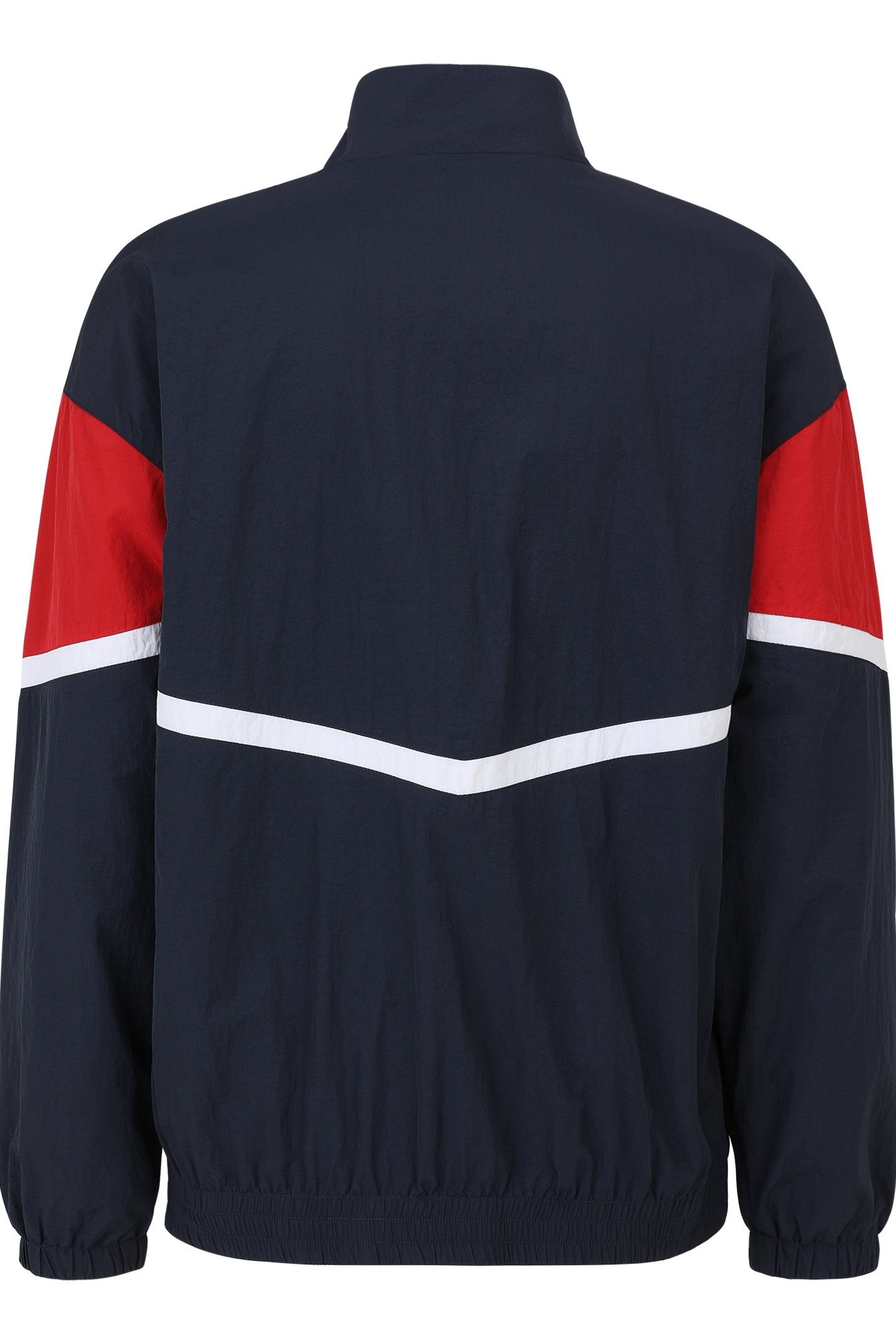 LOCHRISTI LOOSE TRACK JACKET BLACK IRIS-TRUE RED 5